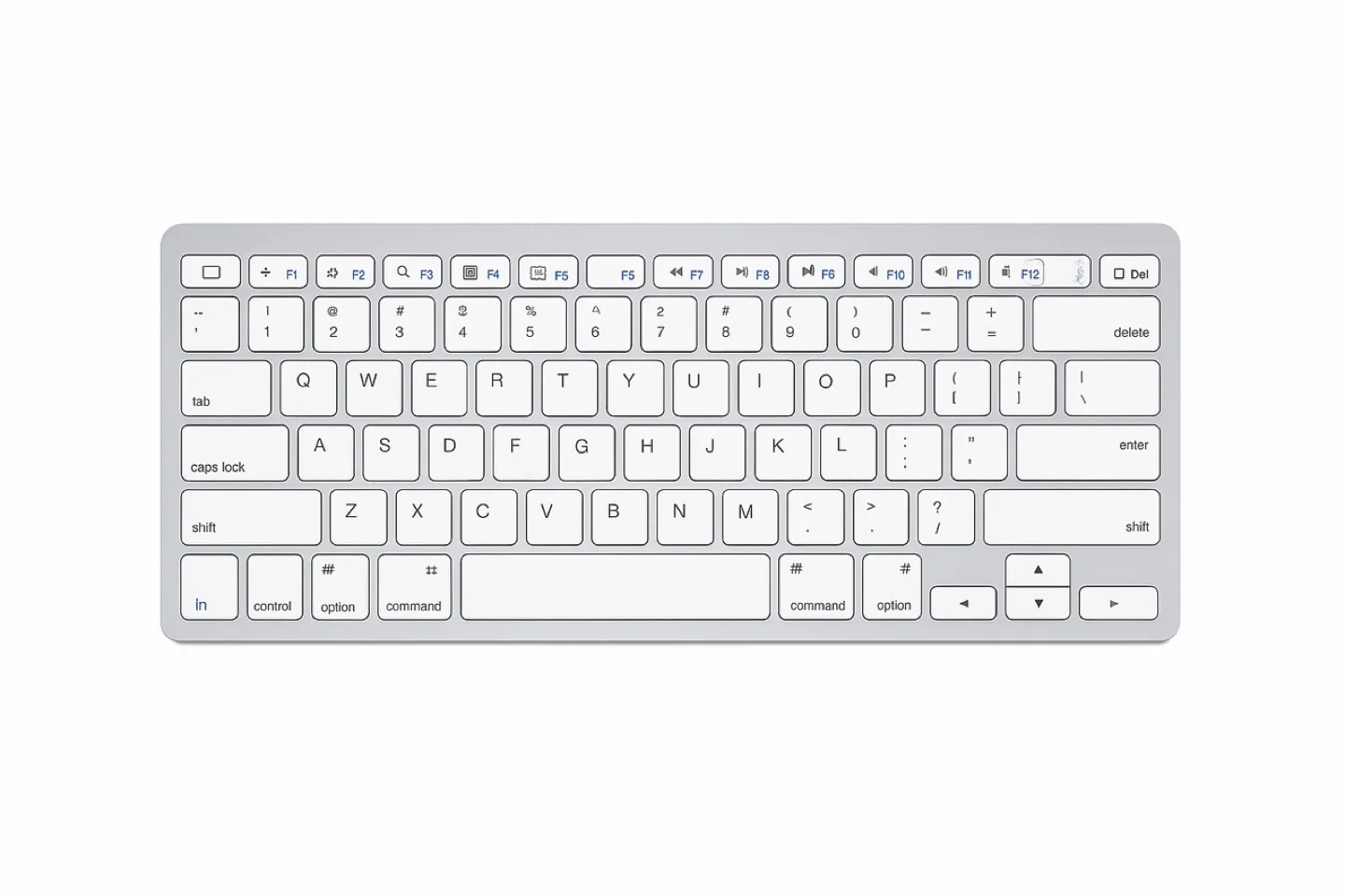 Omoton KB066 Wireless Keyboard - Silver thumbnail