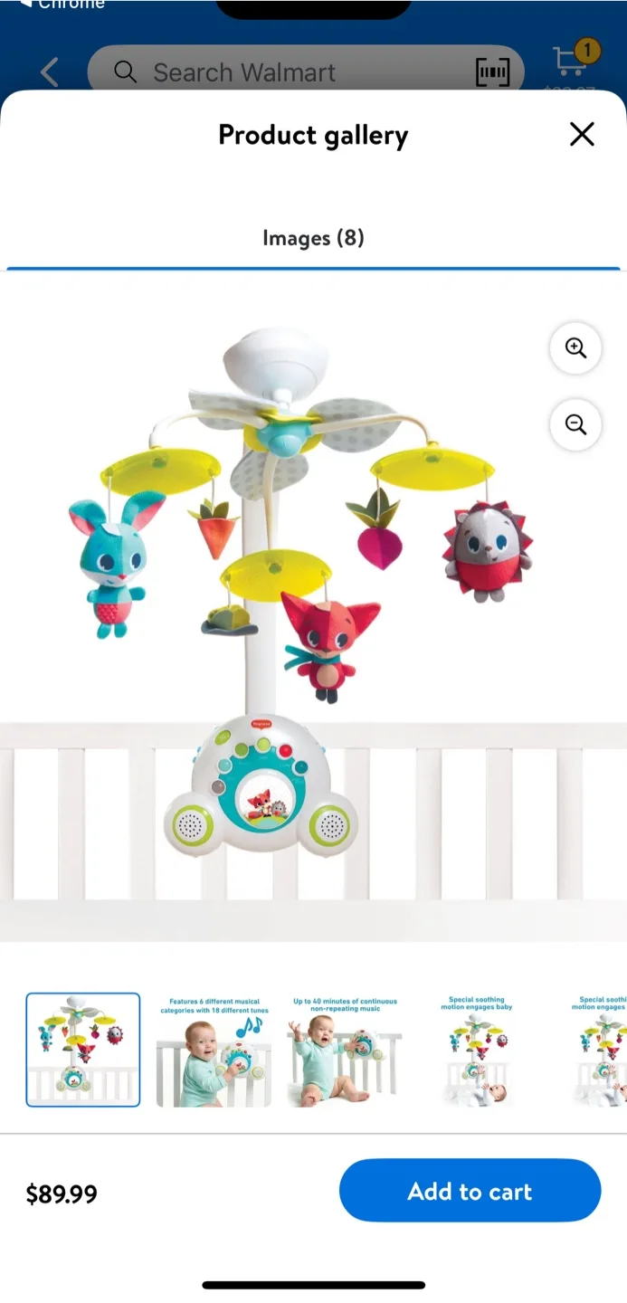 Tiny Love Take Along Mobile thumbnail