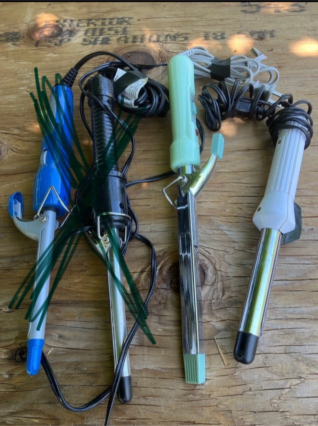 Curling irons $5 each