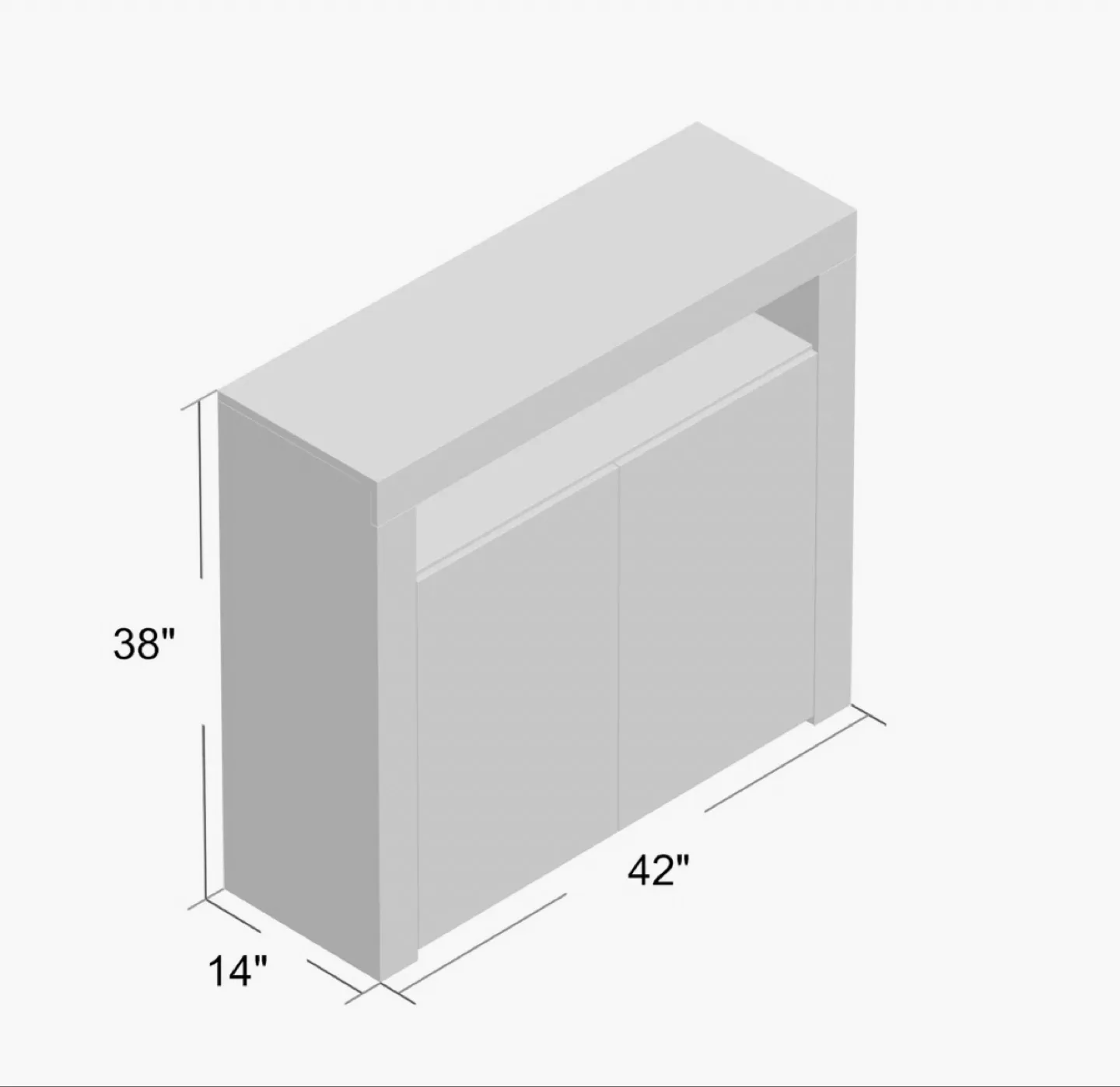 Accent Chest - 2-Door Sideboard by 17 Stories image indicator(3)