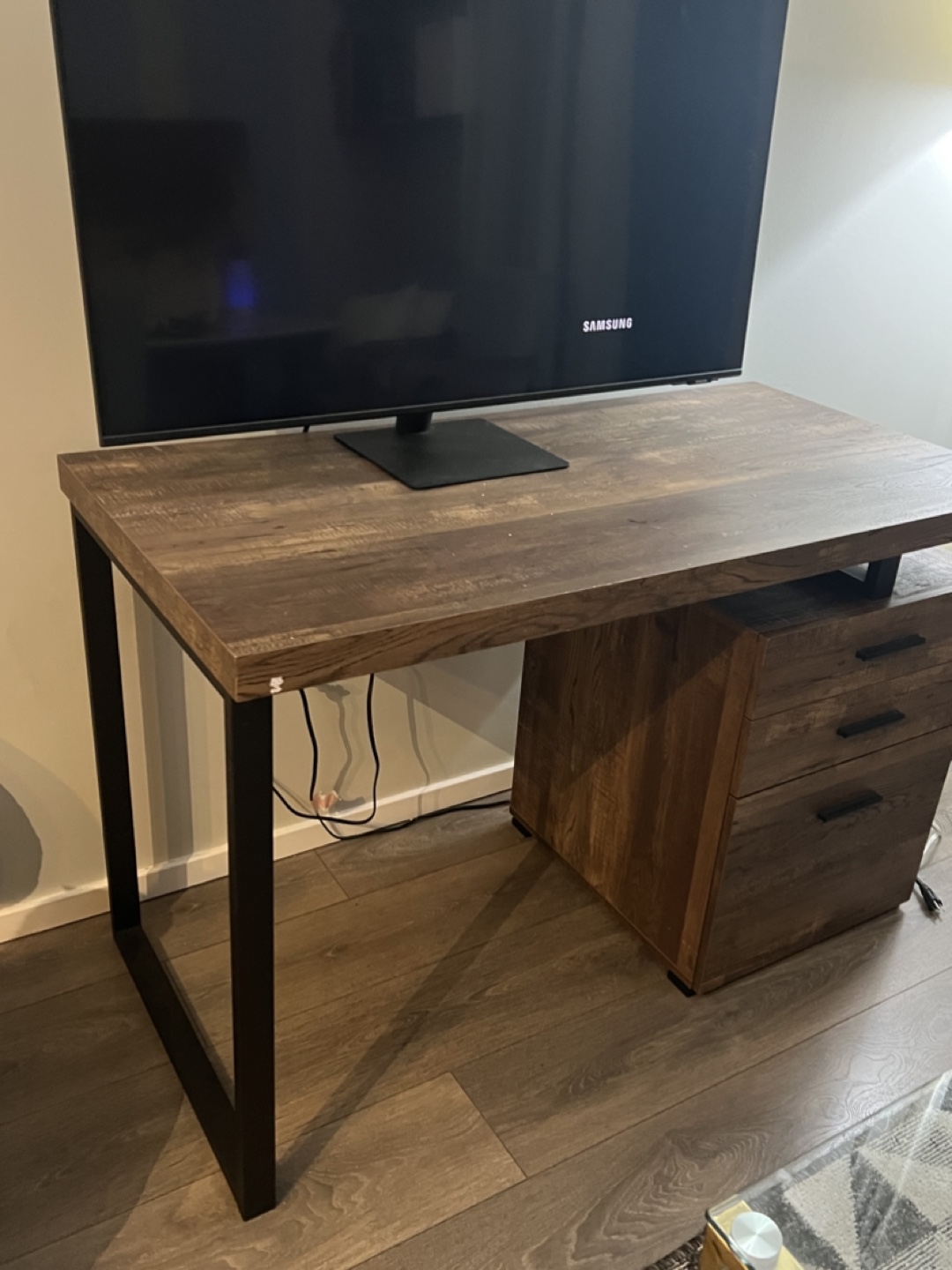 Wooden Celine Computer Desk / Work table with storage - photo 5