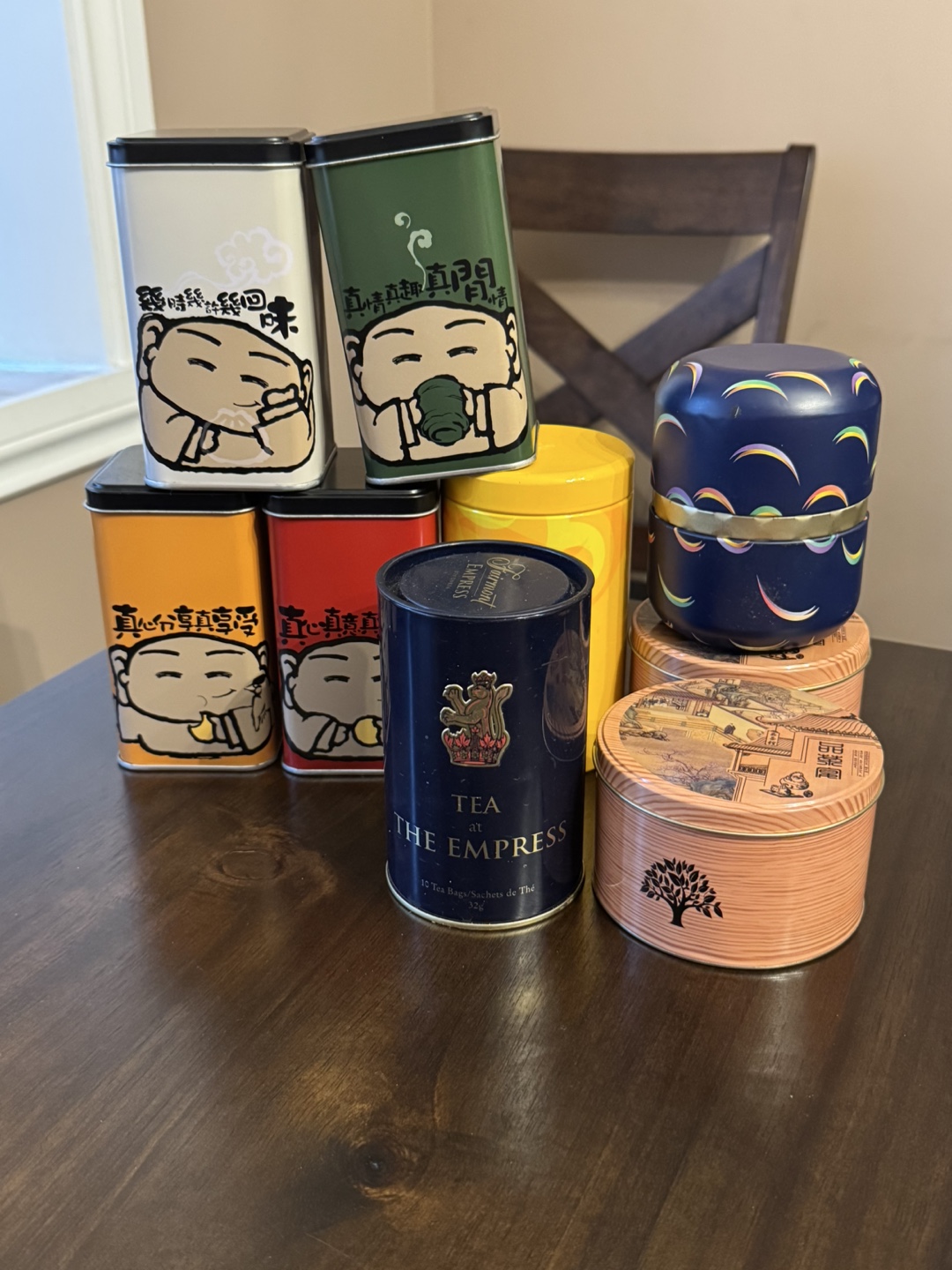 Free Assorted Tea Tins #freecycle