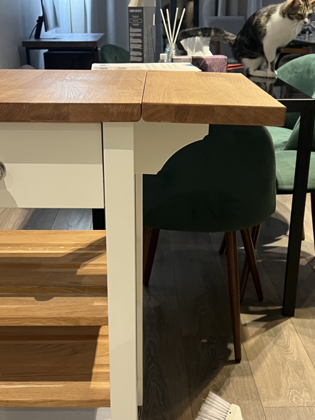 Movable Kitchen Island Cart / Table - photo 3