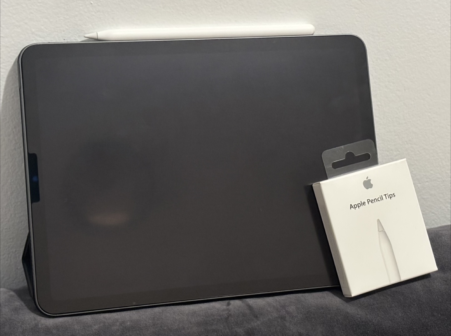 Apple iPad Air, Case & Pencil Tips - like new