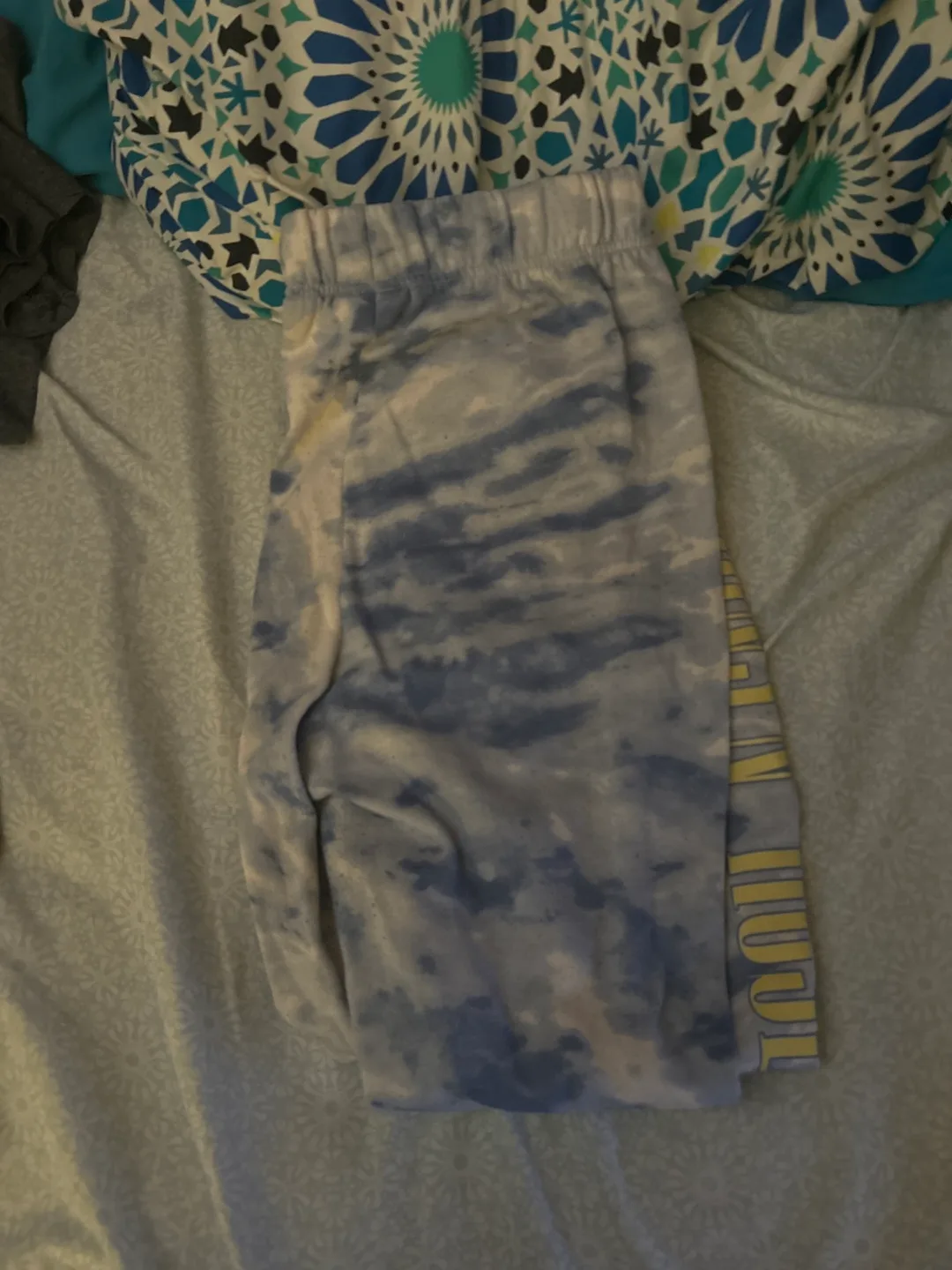 Guns N’ Roses Blue camo sweatpants thumbnail