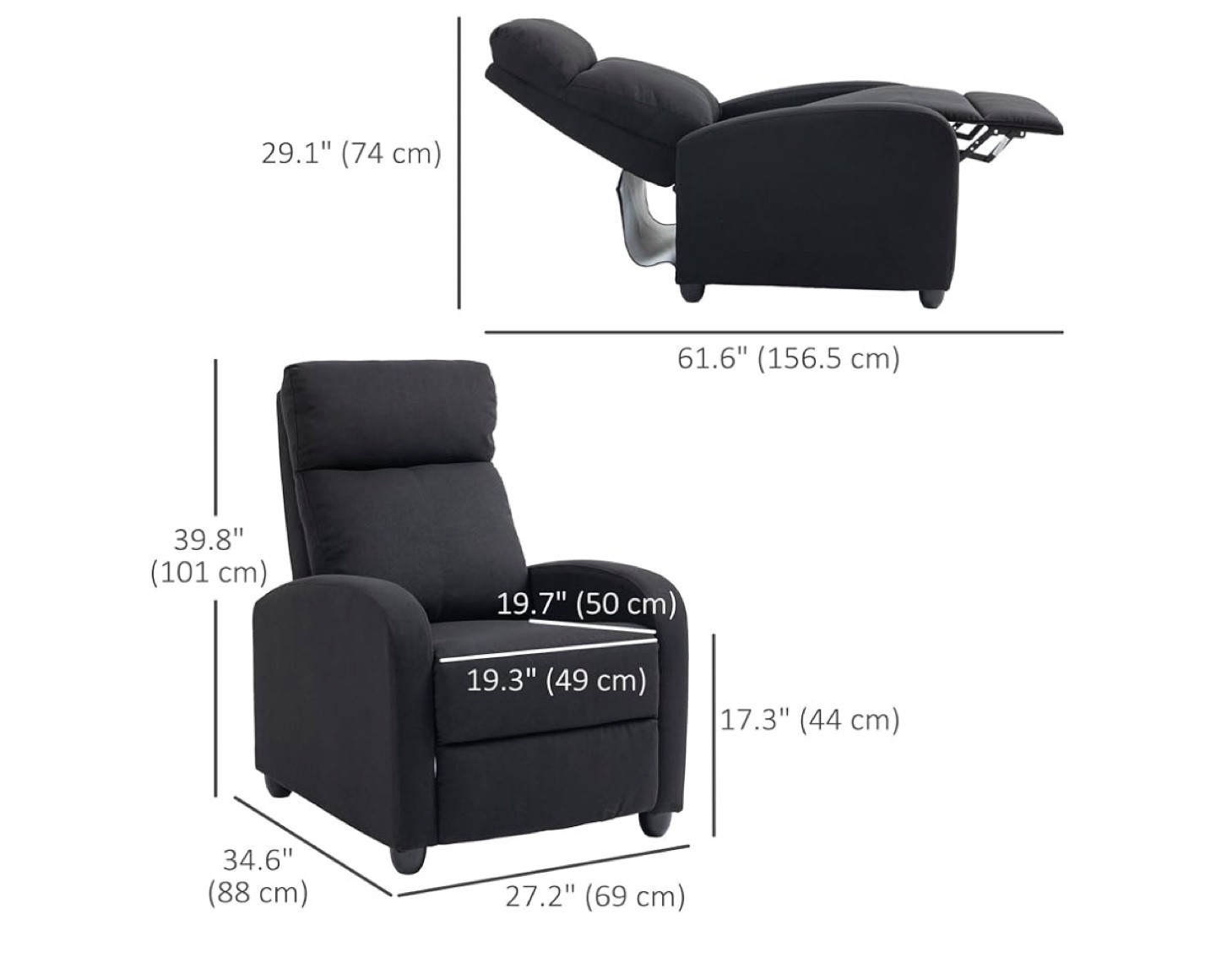 Recliner leather sofa - photo 2