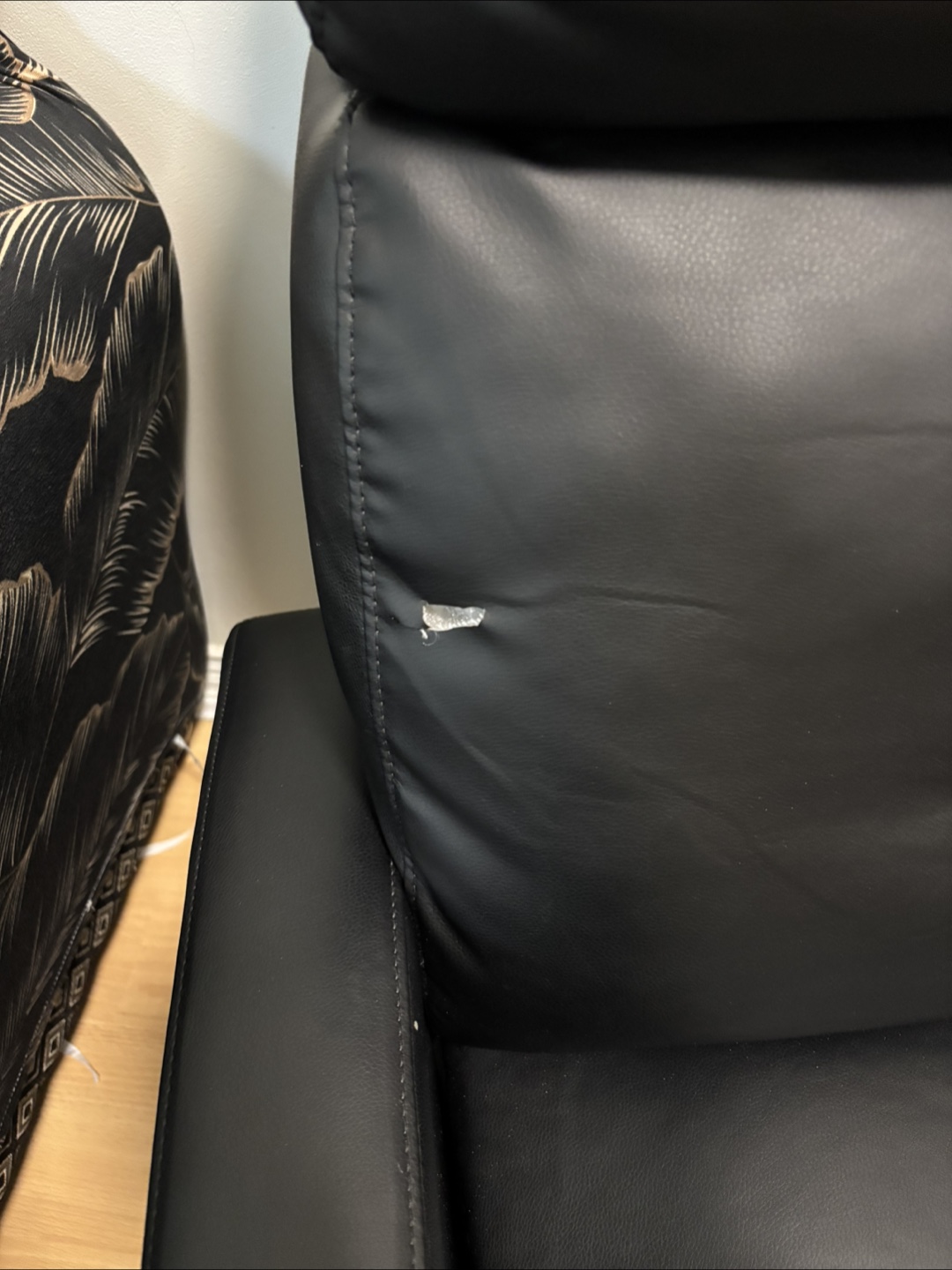 Recliner leather sofa - photo 4