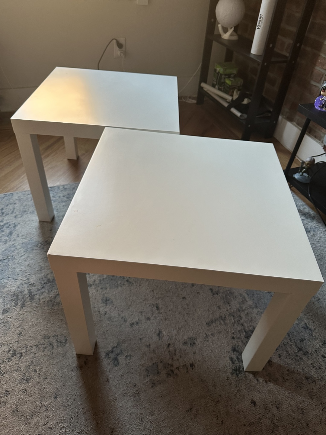 IKEA 2* White Side Tables