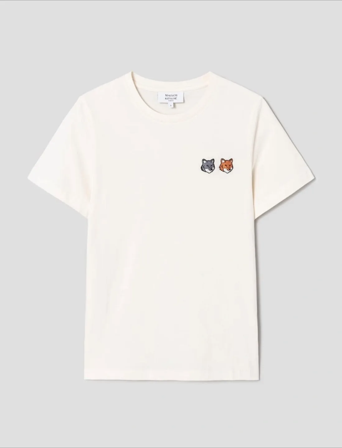 Maison Kitsuné Double Fox Head Patch Classic Tee thumbnail