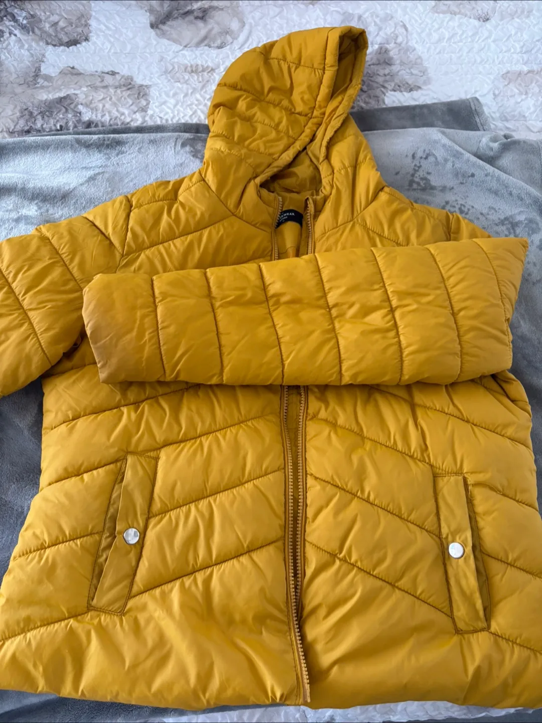 Yellow Puffer Jacket thumbnail