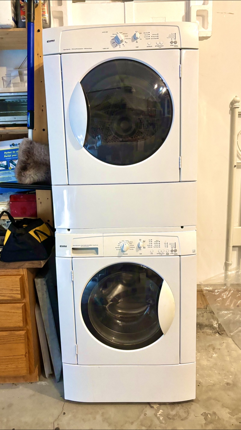 Kenmore Front-Load Washer & Dryer Set (Stackable) - photo 3