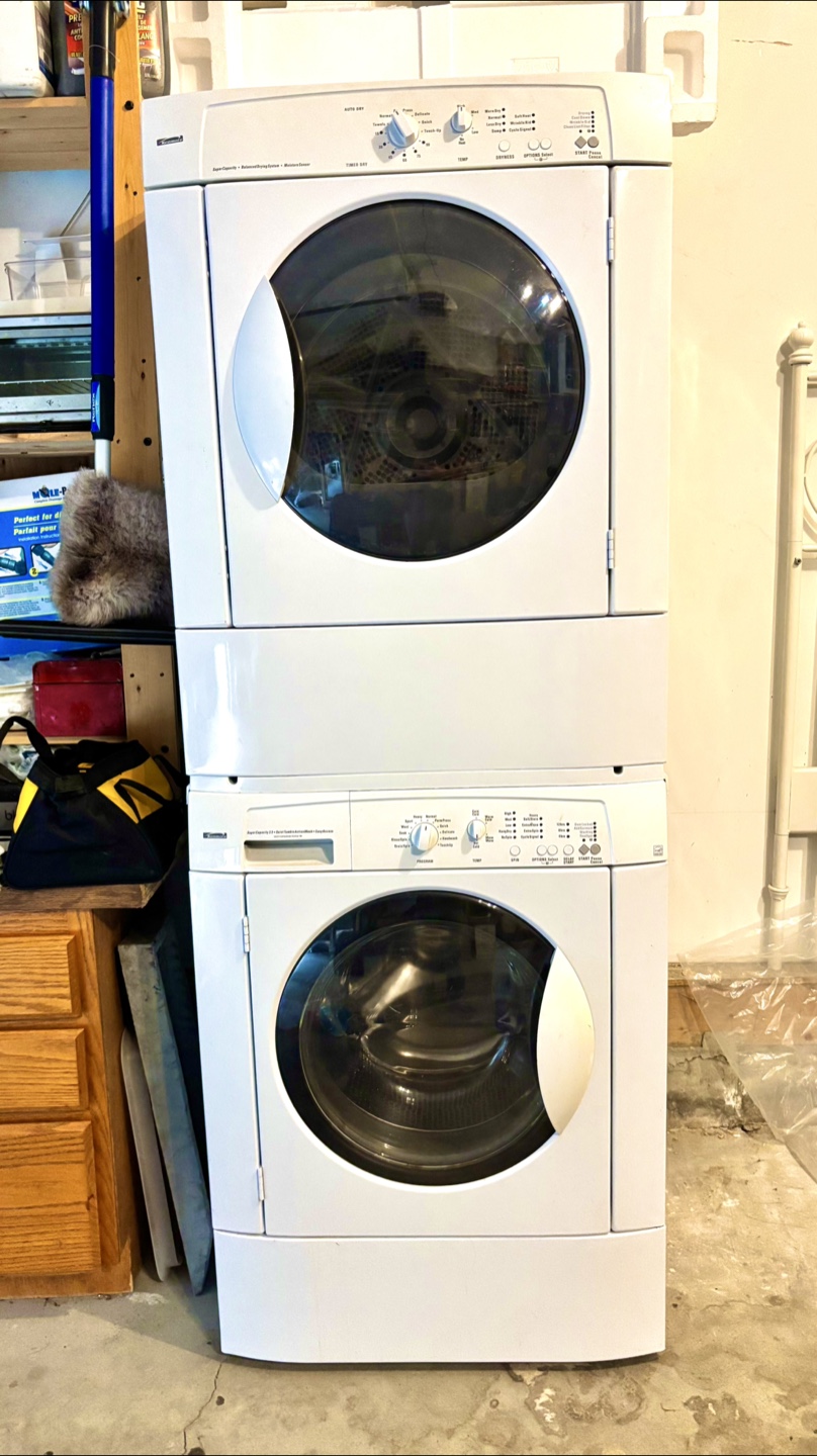 Kenmore Front-Load Washer & Dryer Set (Stackable) - photo 2