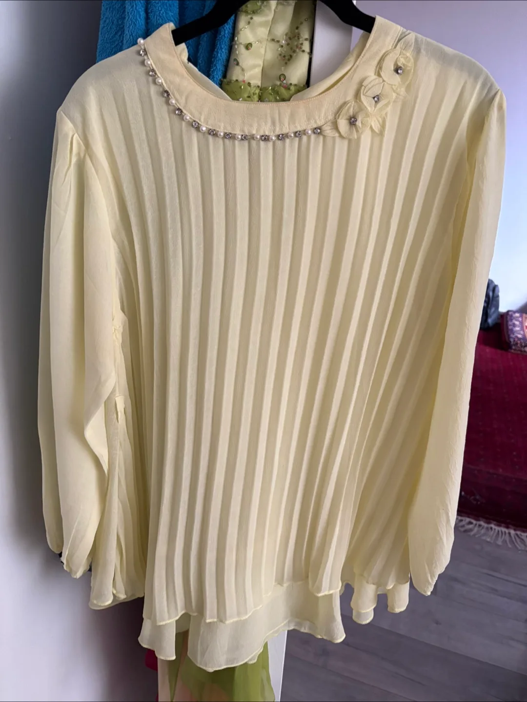CHARCOAL.L Yellow Blouse - Size XXL thumbnail