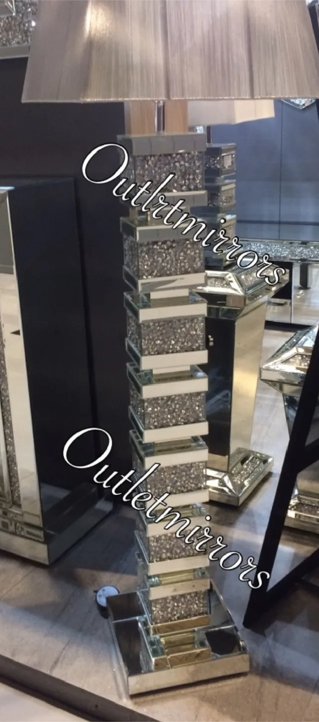 Outletmirrors Crushed Diamond Floor Lamp image indicator(3)