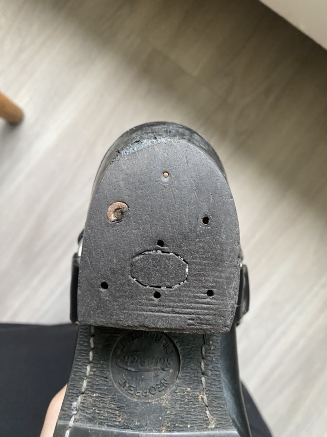 FRYE Vintage Black Leather Motorcycle Boots - photo 3