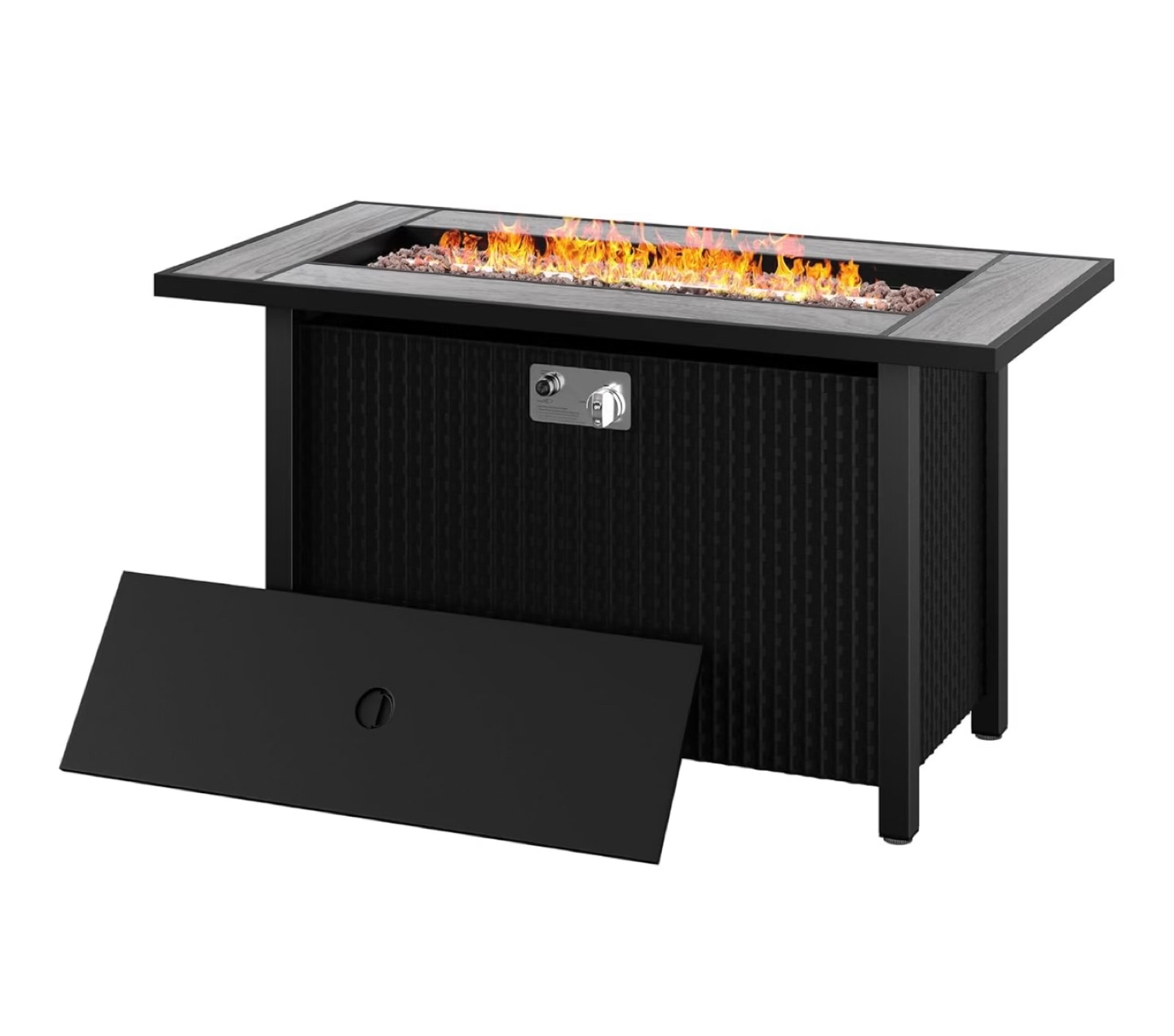 45” propane fireplace