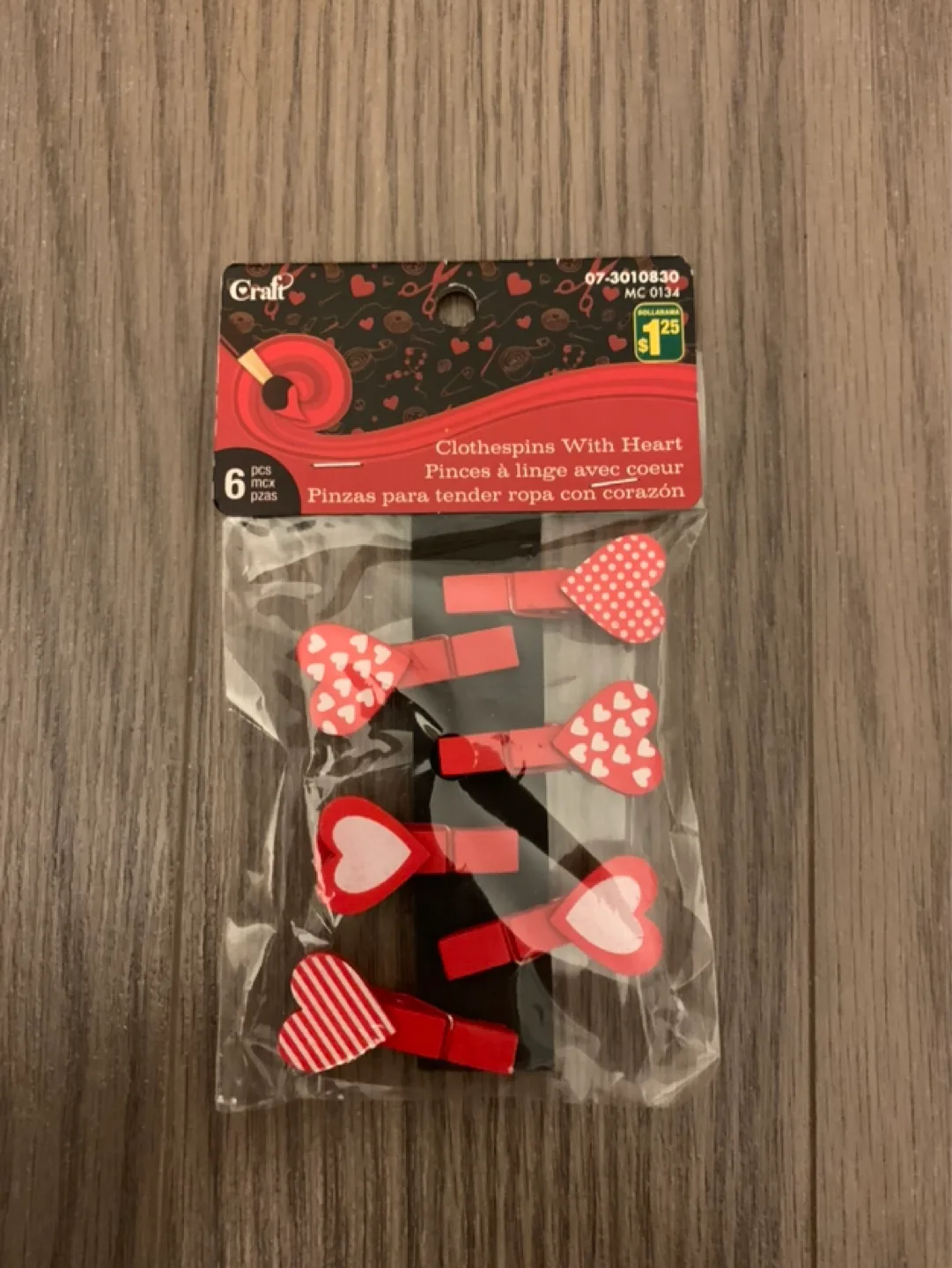 Craft Clothespins With Heart #freecycle thumbnail