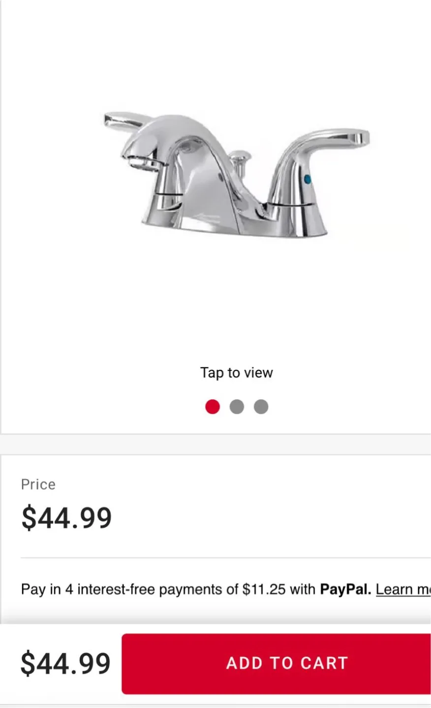 Brand new American Standard Covina 352641 Chrome Faucet image indicator(2)