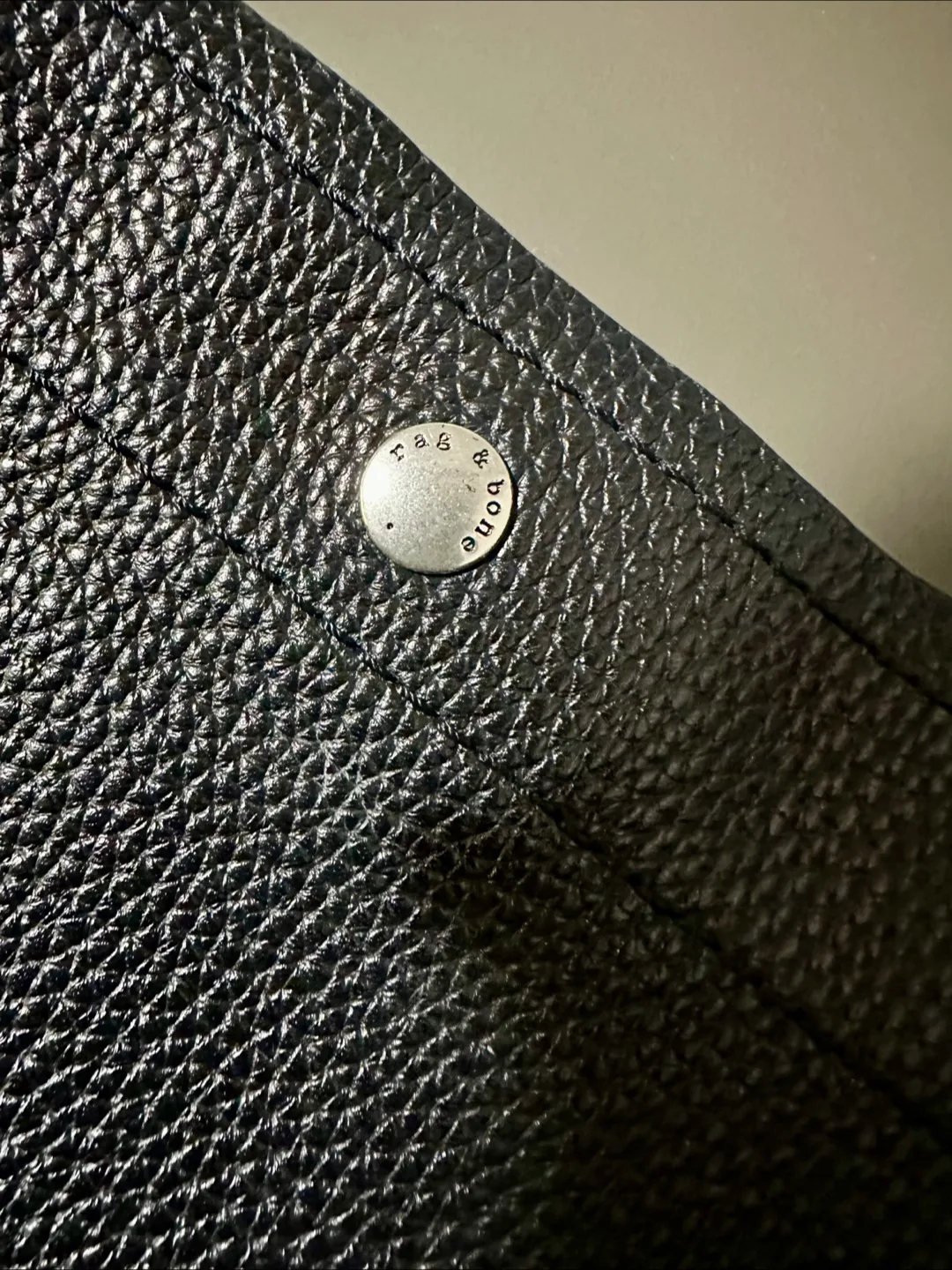 Rag & Bone Black Leather Shoulder Bag thumbnail