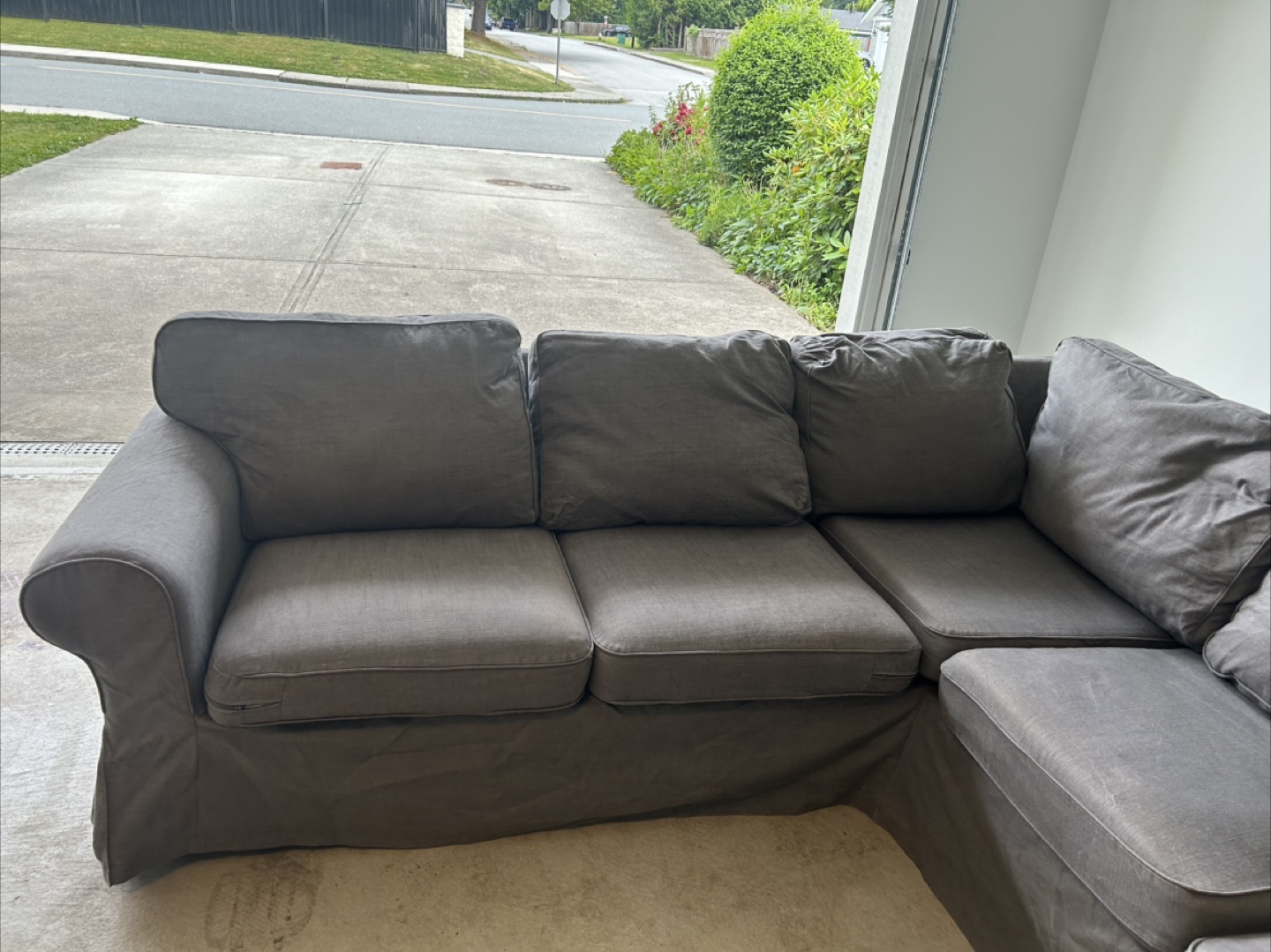 IKEA Sectional Sofa - Grey - photo 2