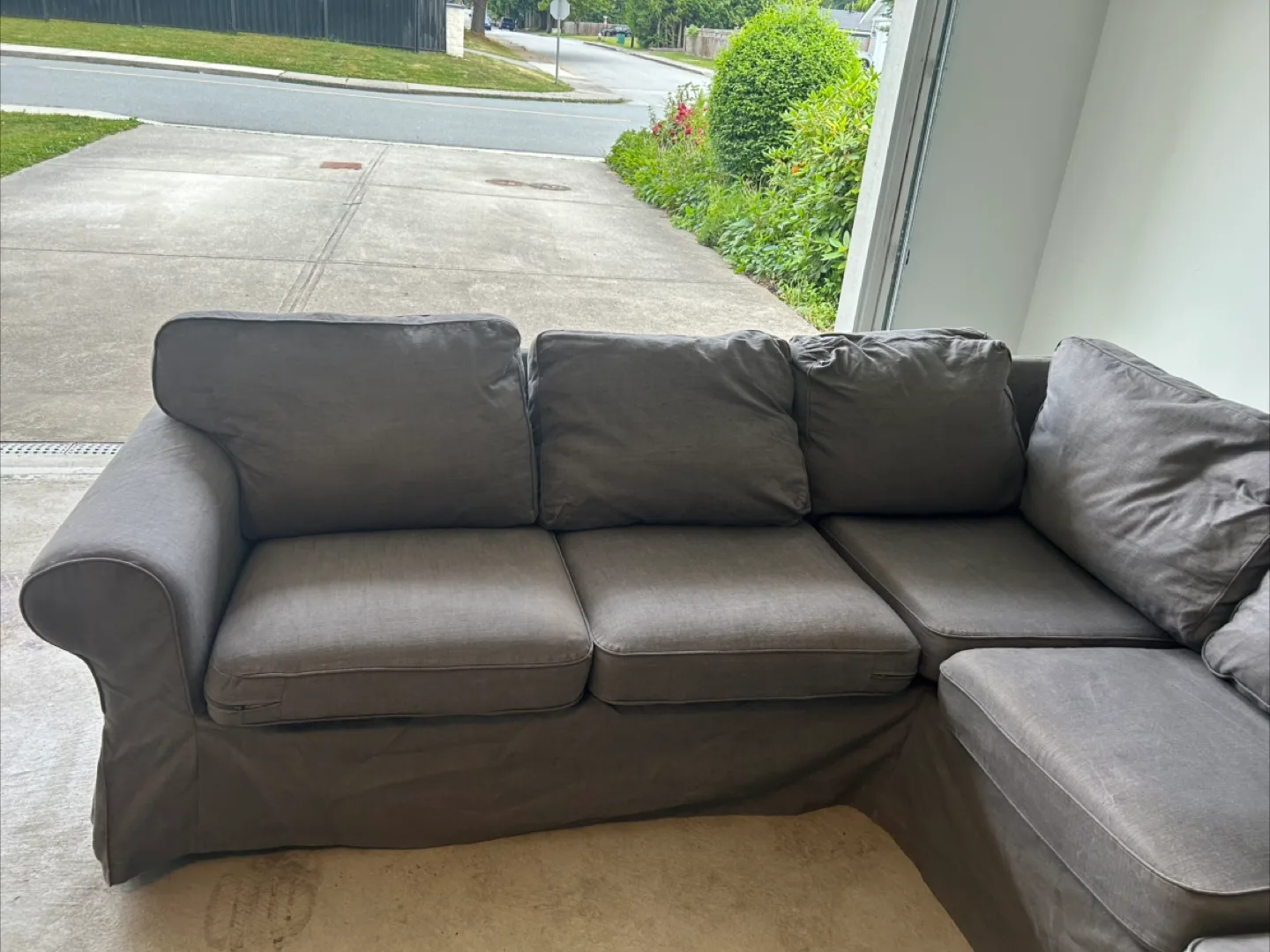 IKEA Sectional Sofa - Grey image indicator(2)