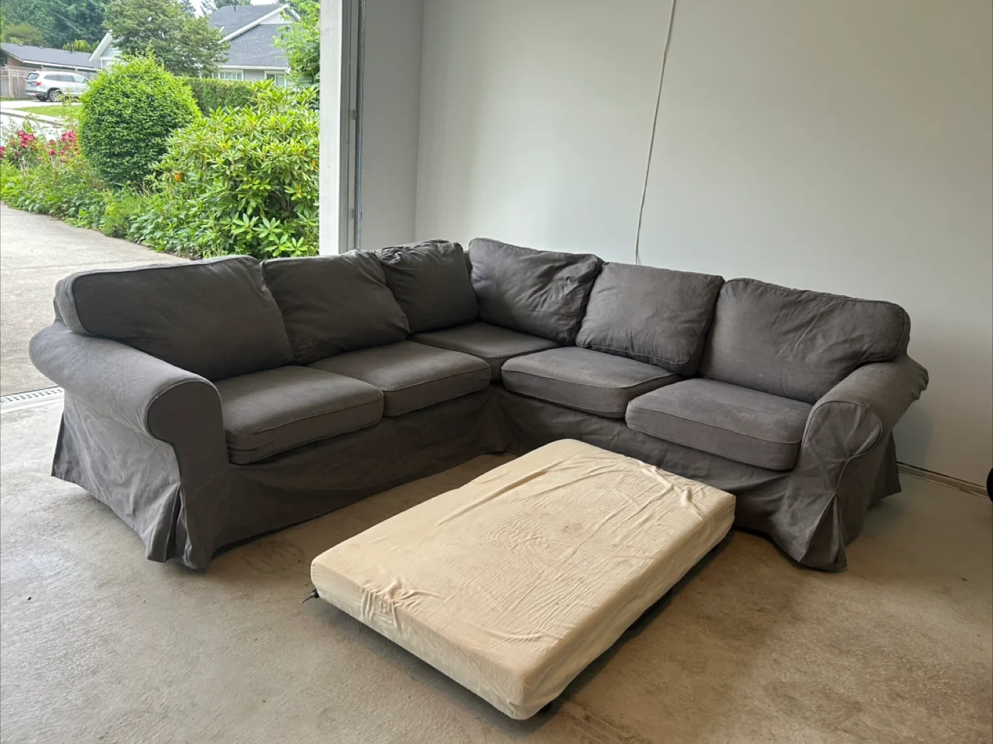 IKEA Sectional Sofa - Grey image indicator(5)