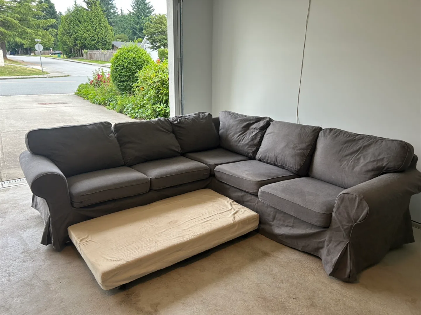 IKEA Sectional Sofa - Grey image indicator(4)