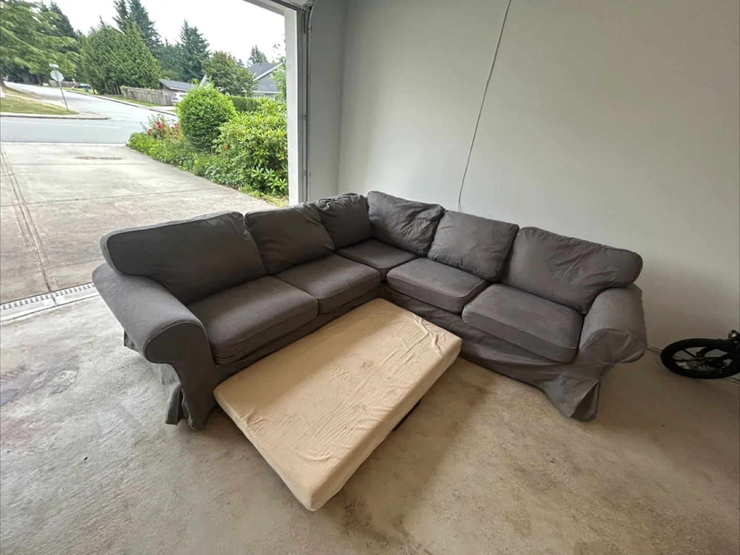 IKEA Sectional Sofa - Grey image indicator(6)