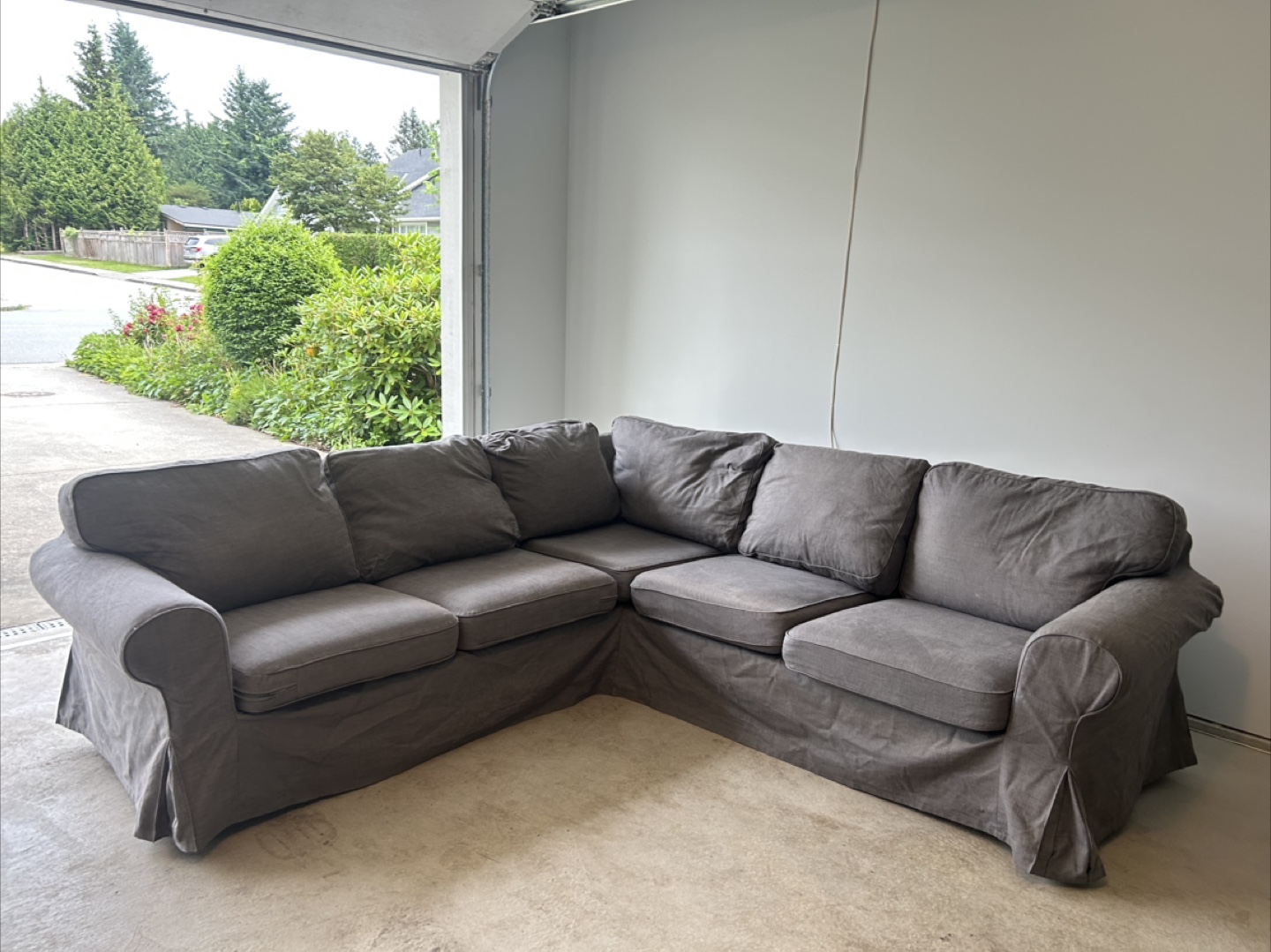 IKEA Sectional Sofa - Grey