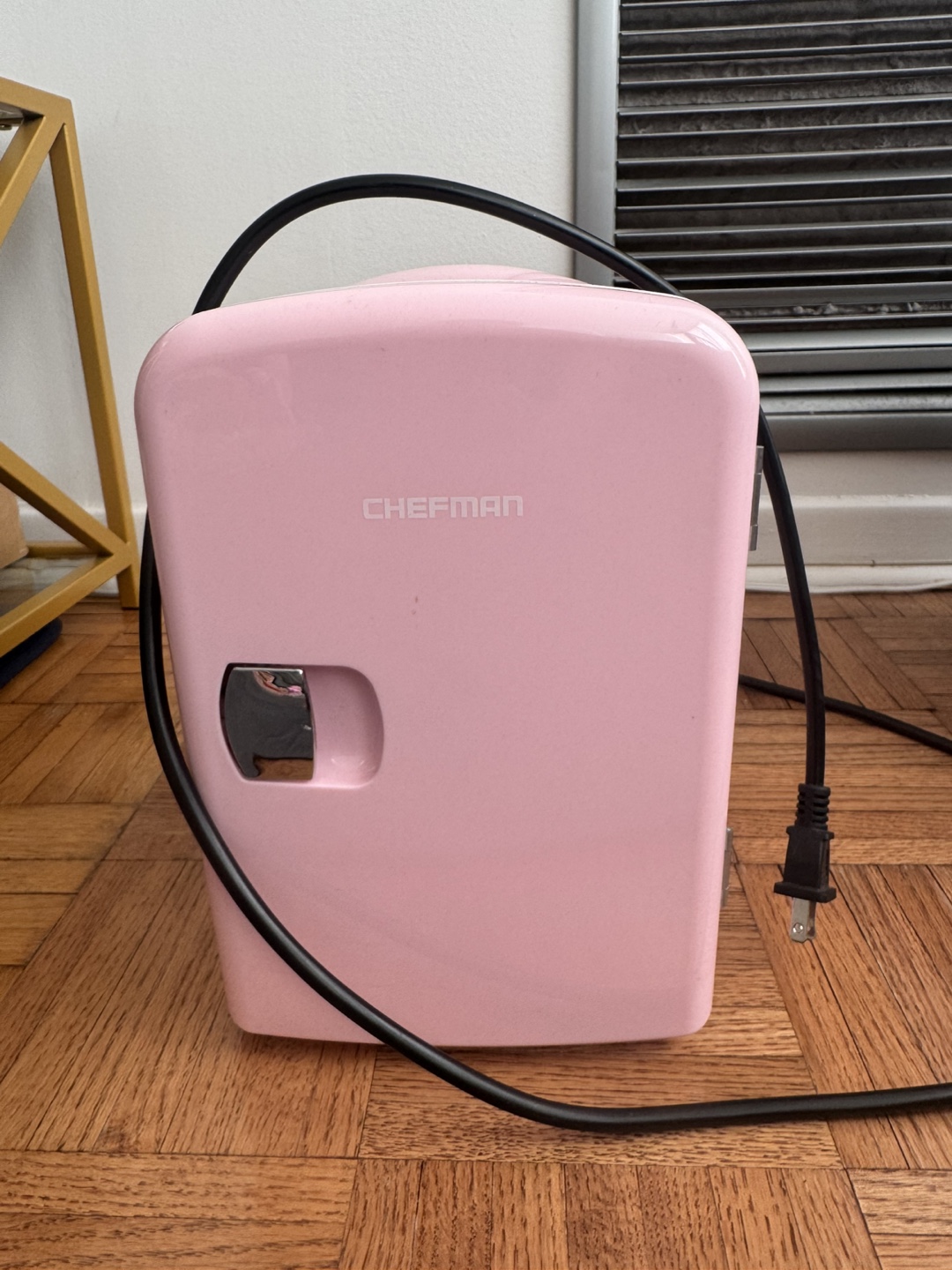 Chefman Portable Pink Mini Fridge
