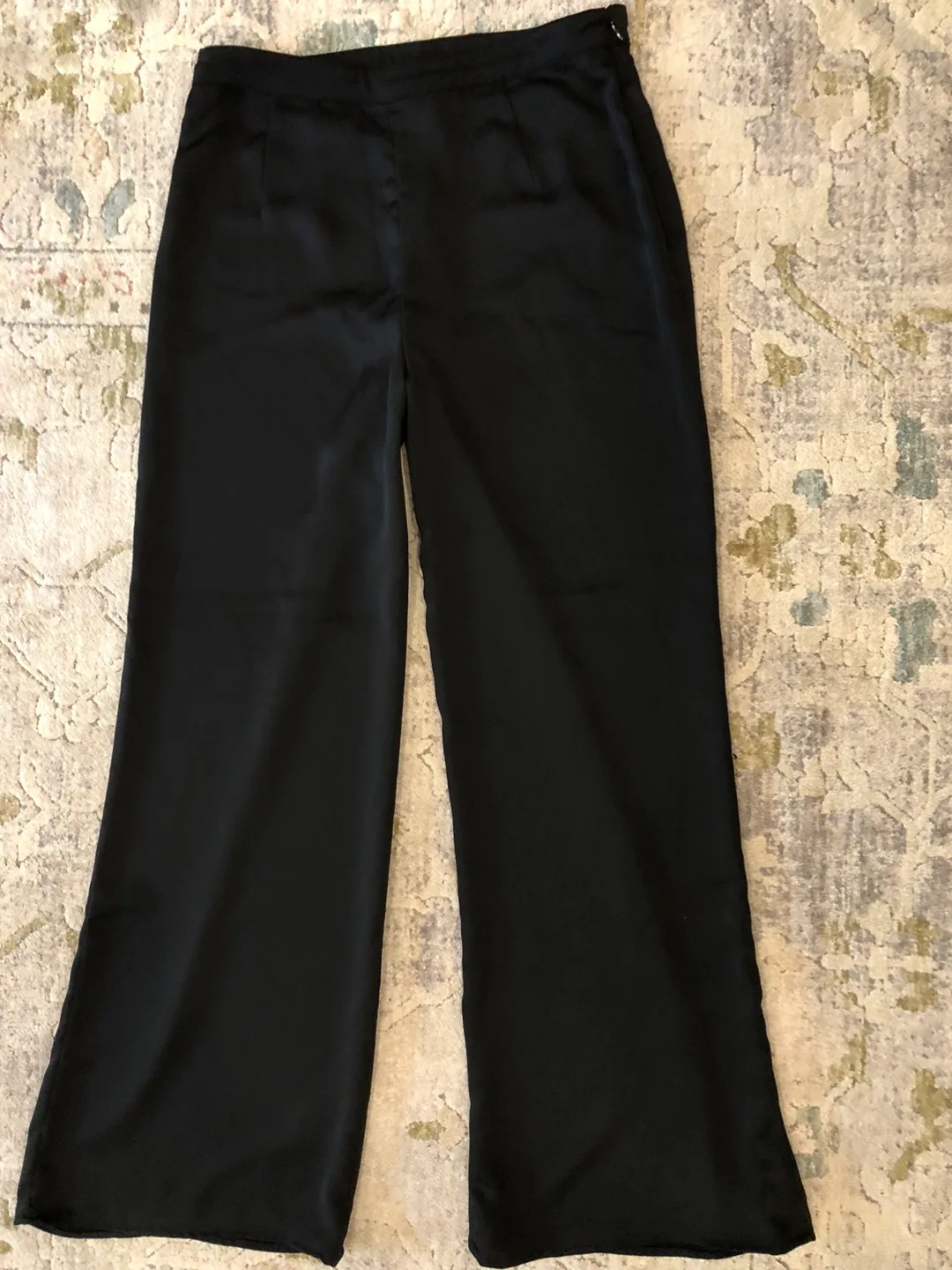 H&M Divided Black Wide Leg Pants - Size S thumbnail