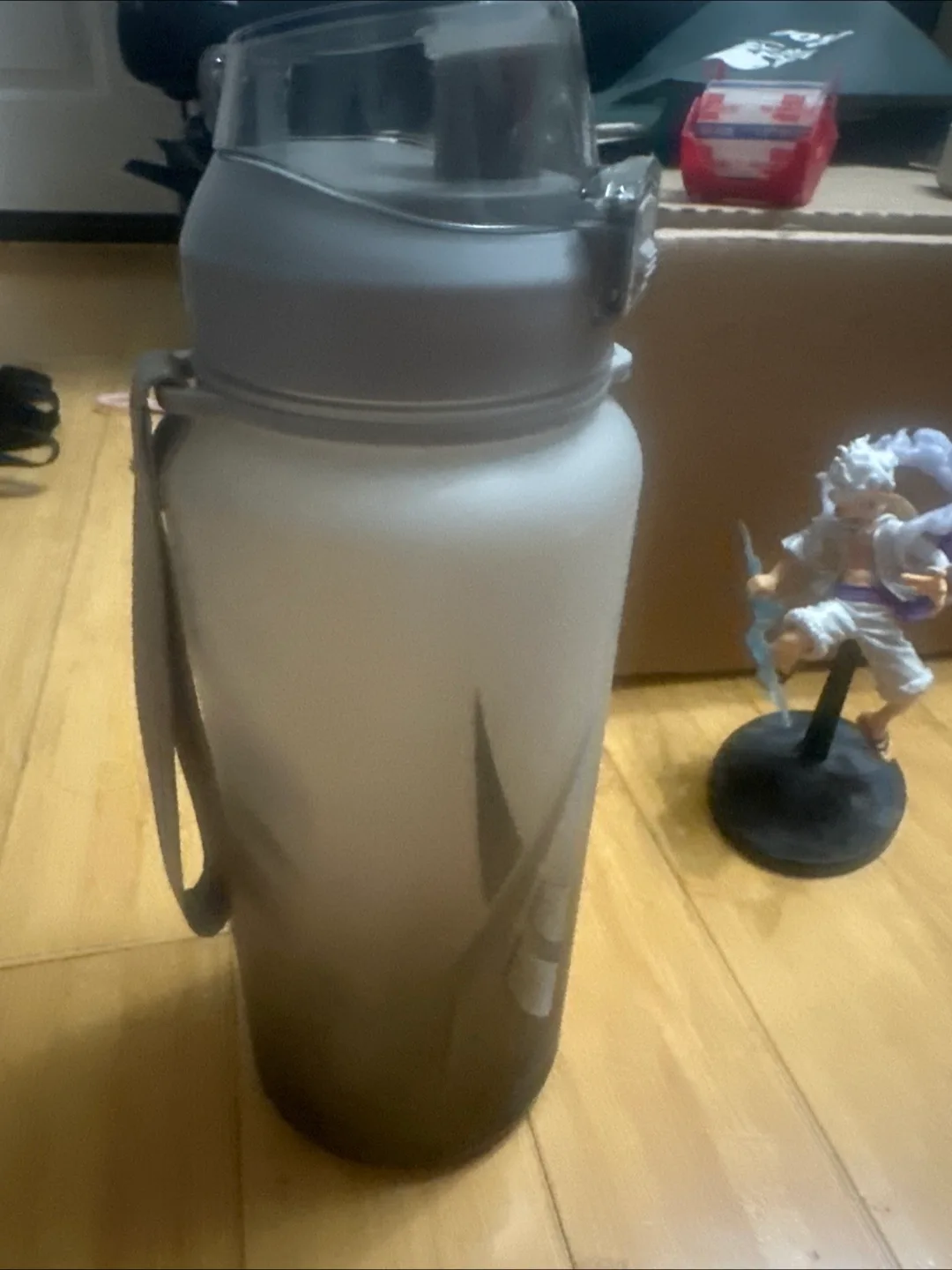 Brand new 1L Water Bottle - Grey thumbnail