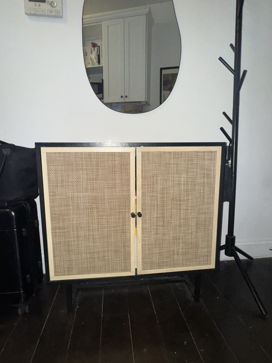 Rattan Door Accent Cabinet - photo 3