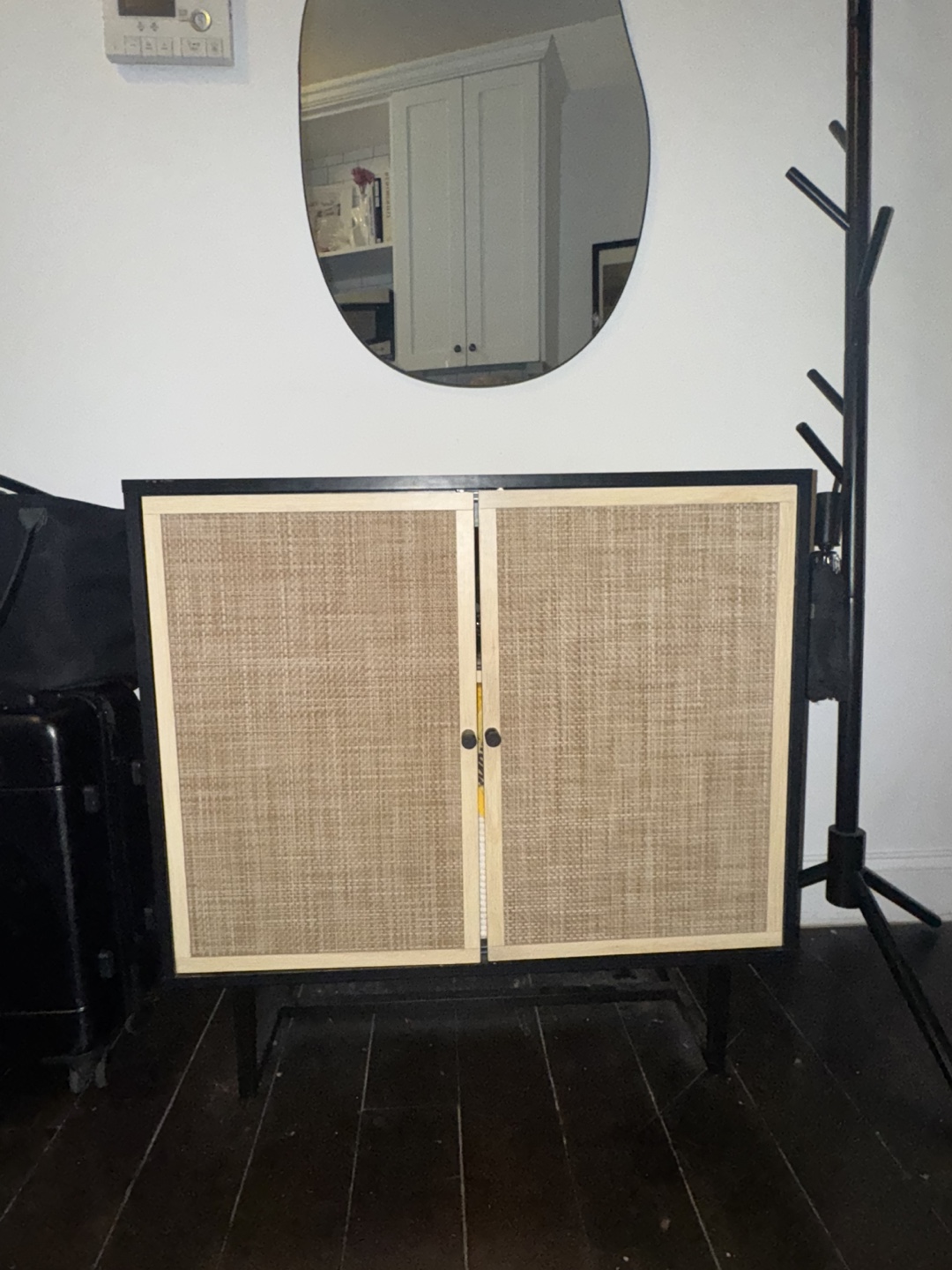 Rattan Door Accent Cabinet - photo 4