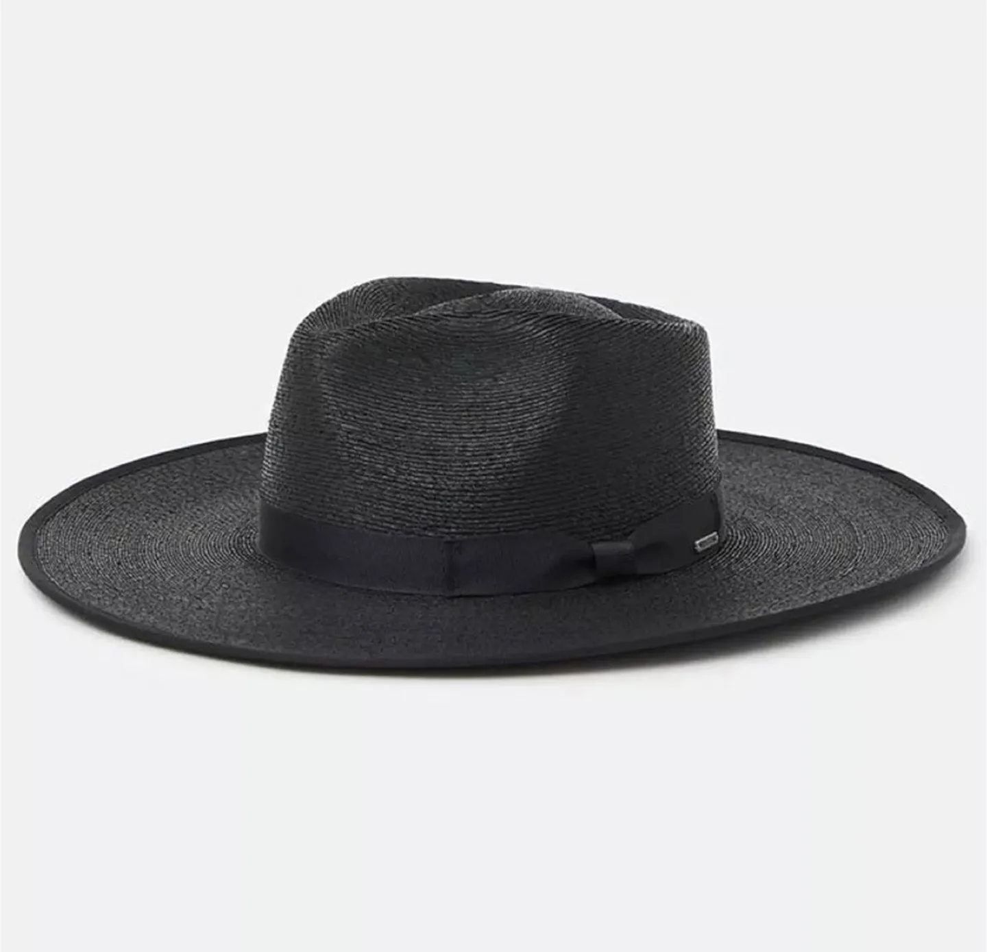 New with Tags Black Brixton Women's Jo Straw Rancher Hat M thumbnail
