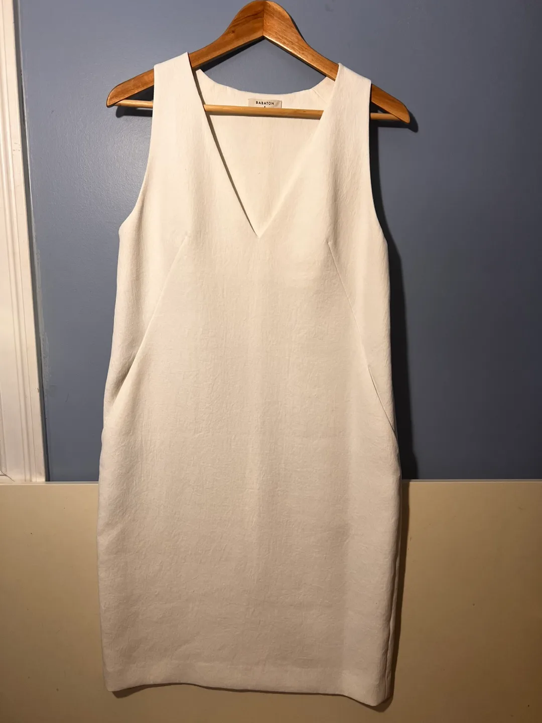Babaton White Dress - Size 8 thumbnail