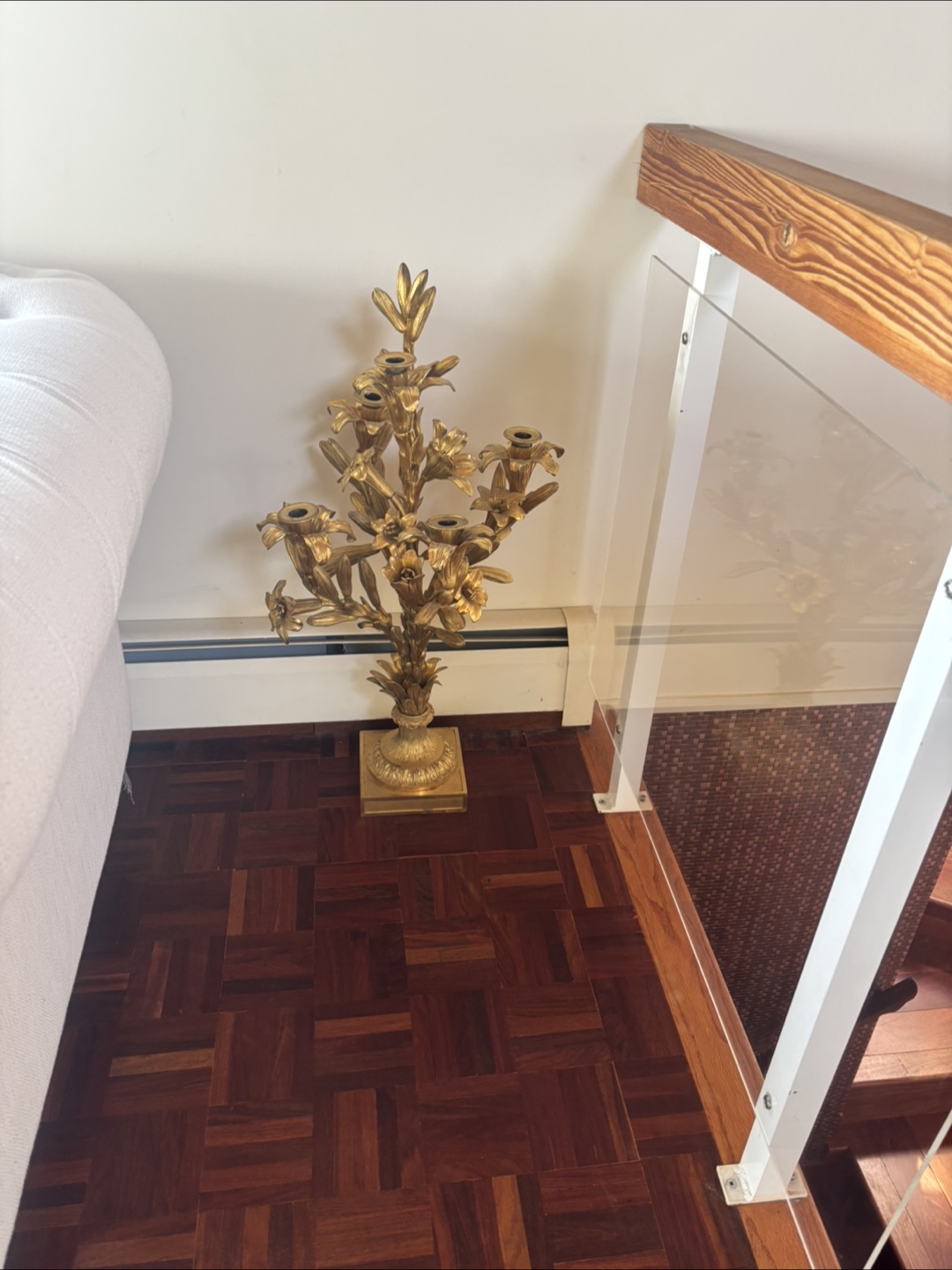 Bronze Gold Candelabra pair - photo 2