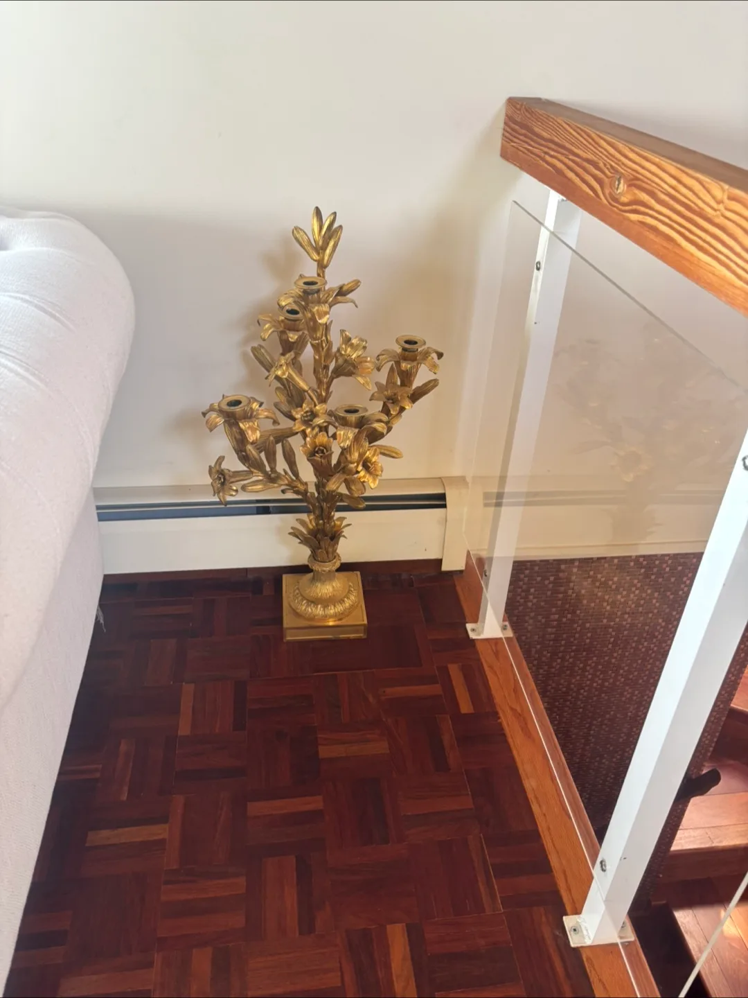 Bronze Gold Candelabra pair image indicator(2)