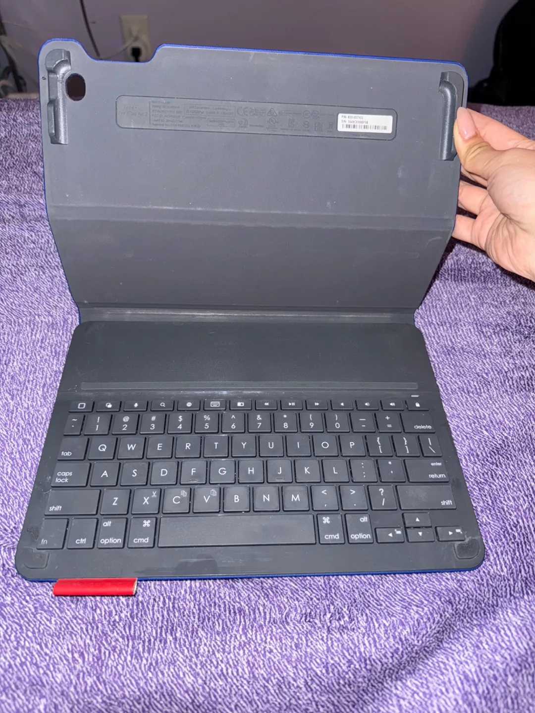 Logitech Folio Touch iPad Keyboard Case - Blue image indicator(3)