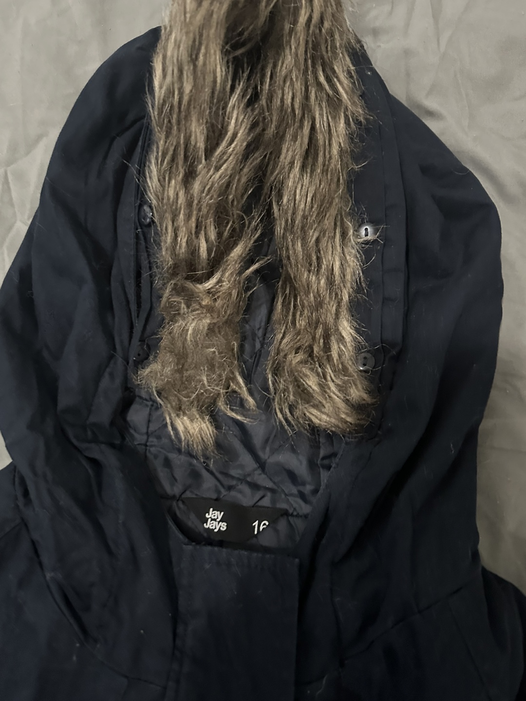 Jay Jays Black Winter Coat - Size L-XL - photo 2