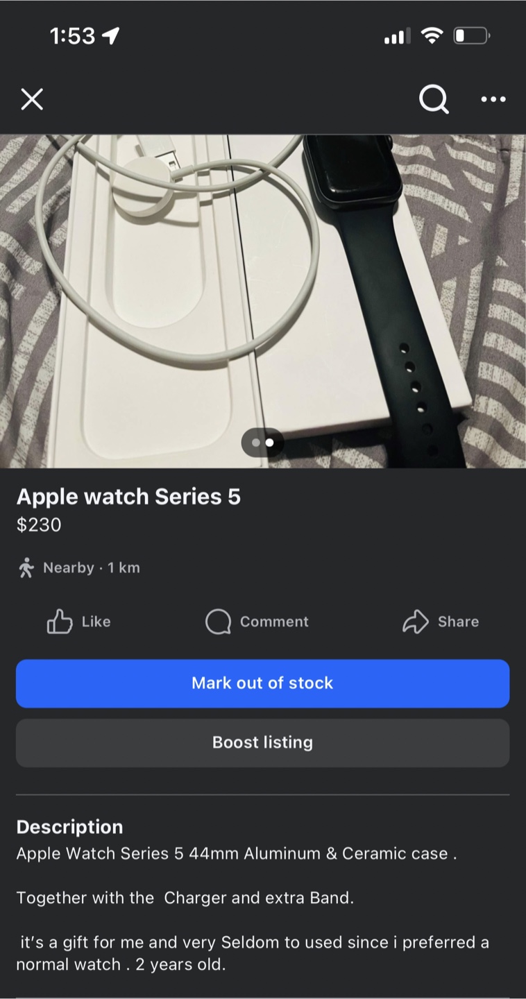 Apple Watch Series 5 44mm