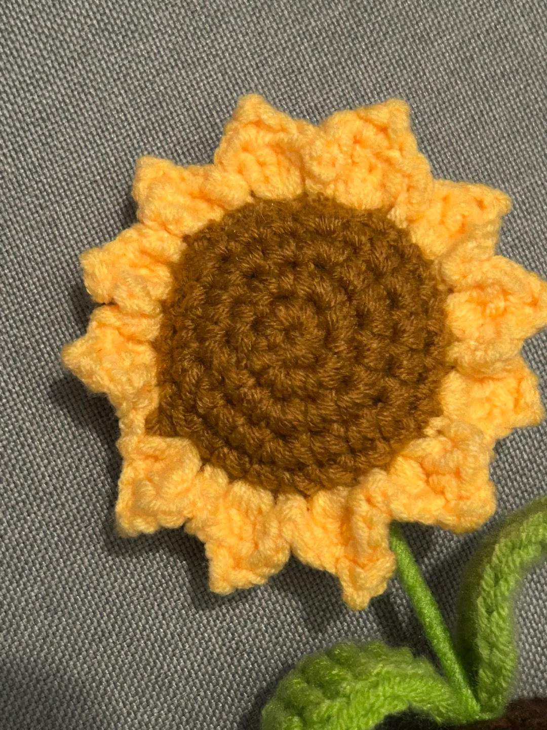 Crochet Sunflower Plant - Handmade image indicator(2)