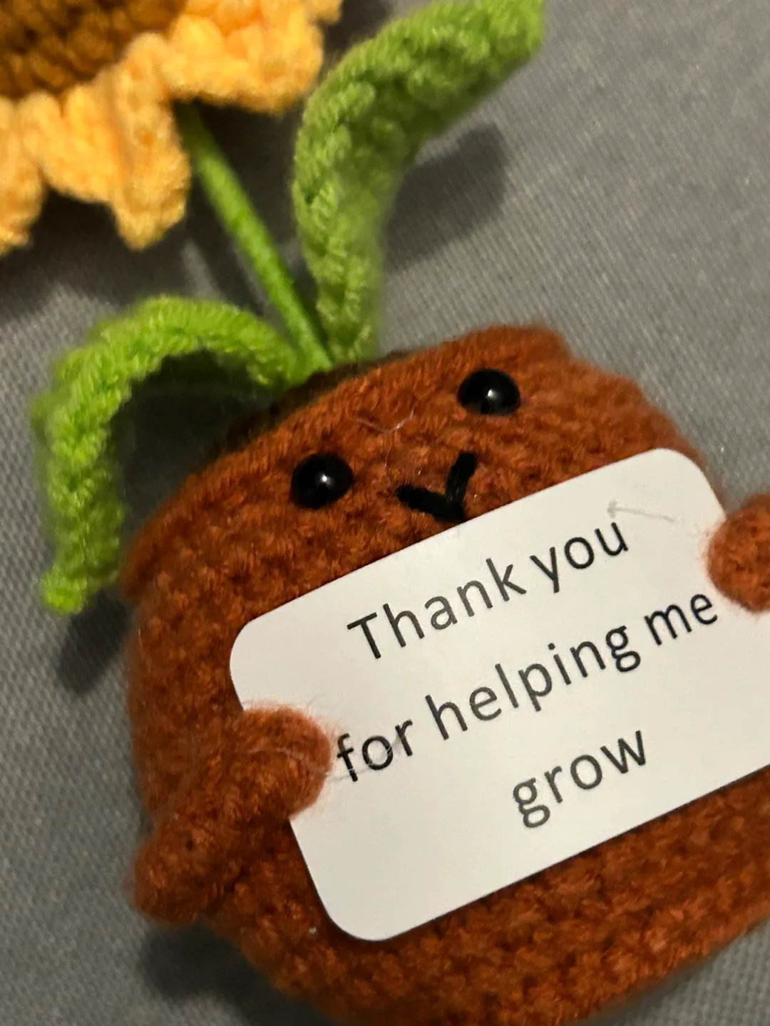 Crochet Sunflower Plant - Handmade image indicator(3)