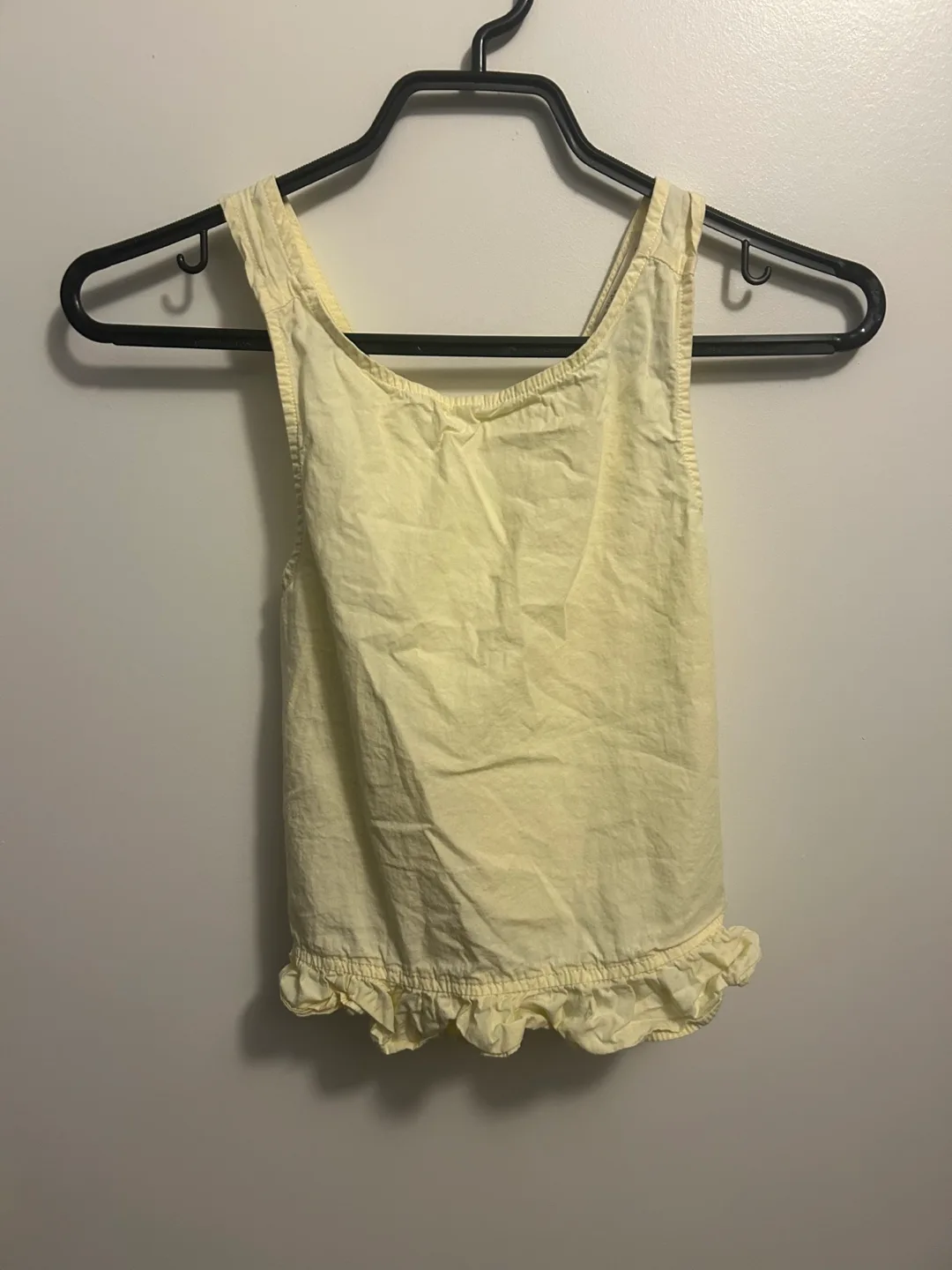 Zara Girls Yellow Tank Top thumbnail