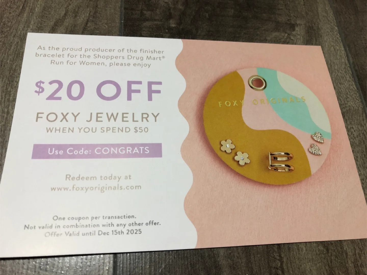 #freecycle Foxy Originals $20 Off Coupon thumbnail
