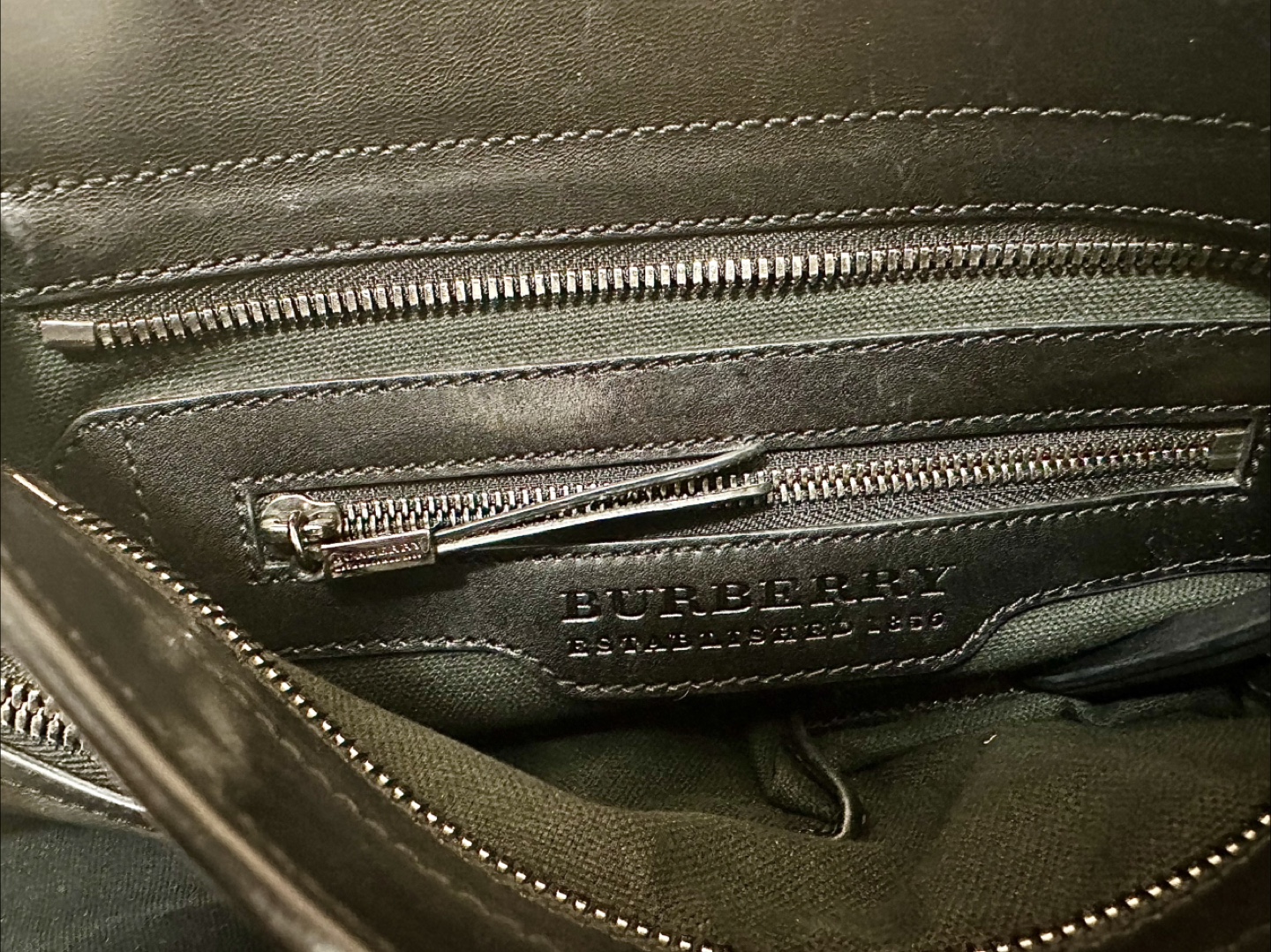 Burberry Black Plaid Crossbody Bag - photo 5