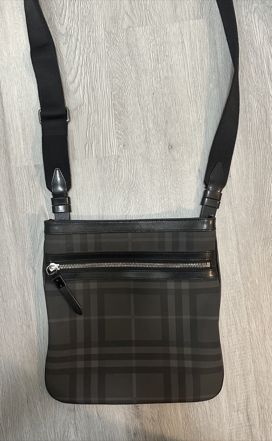 Burberry Black Plaid Crossbody Bag - photo 3