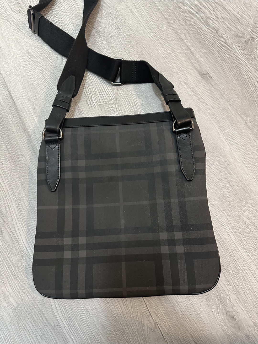 Burberry Black Plaid Crossbody Bag - photo 2