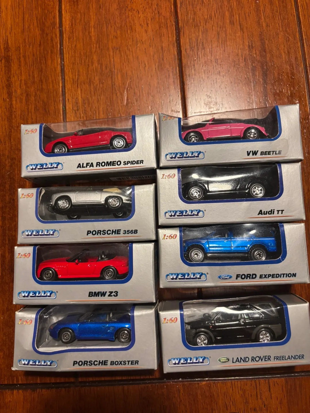 Welly 1:60 Diecast Car Collection - New in Box thumbnail