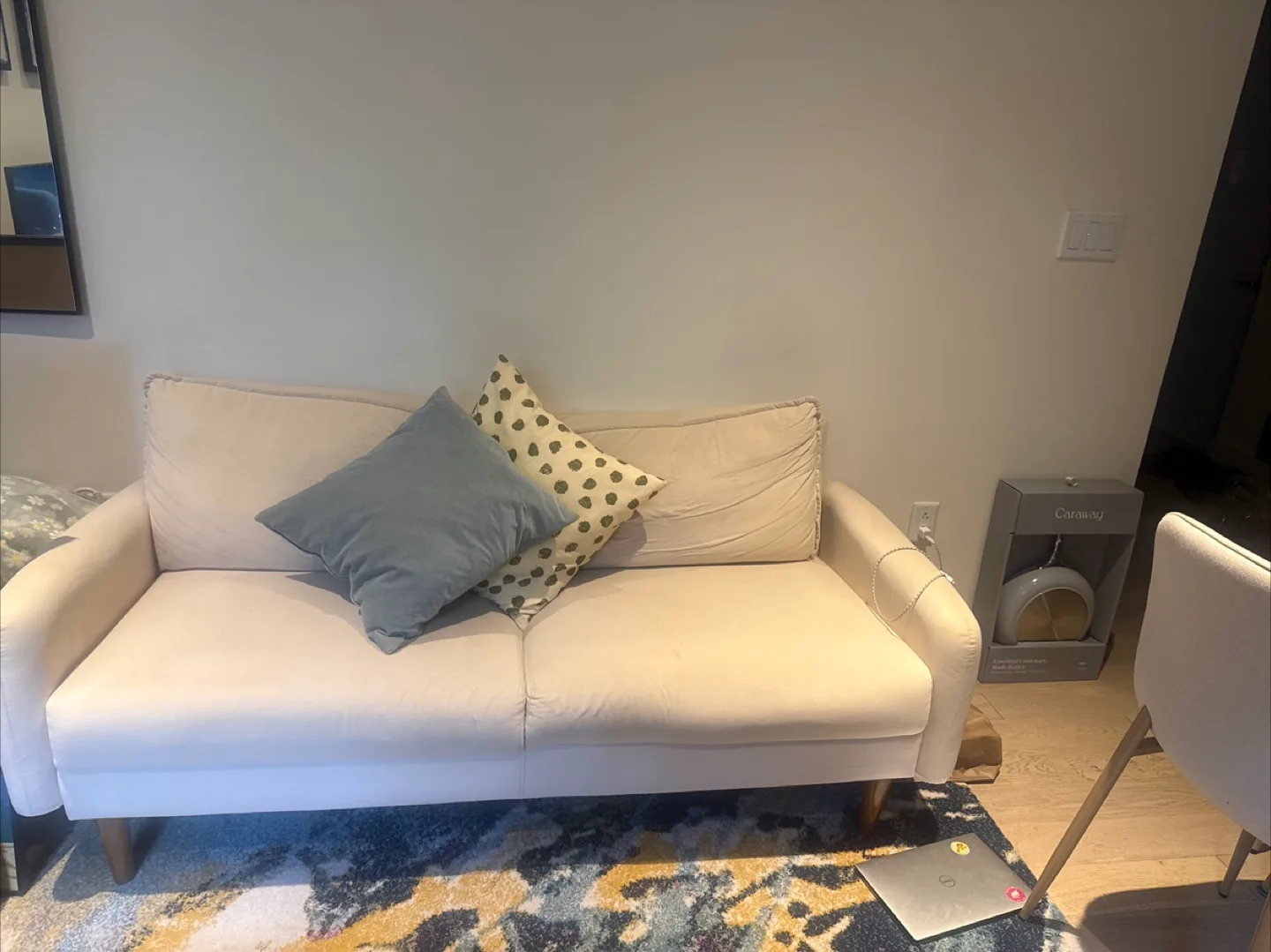 Beautiful Neutral White Couch for Free thumbnail